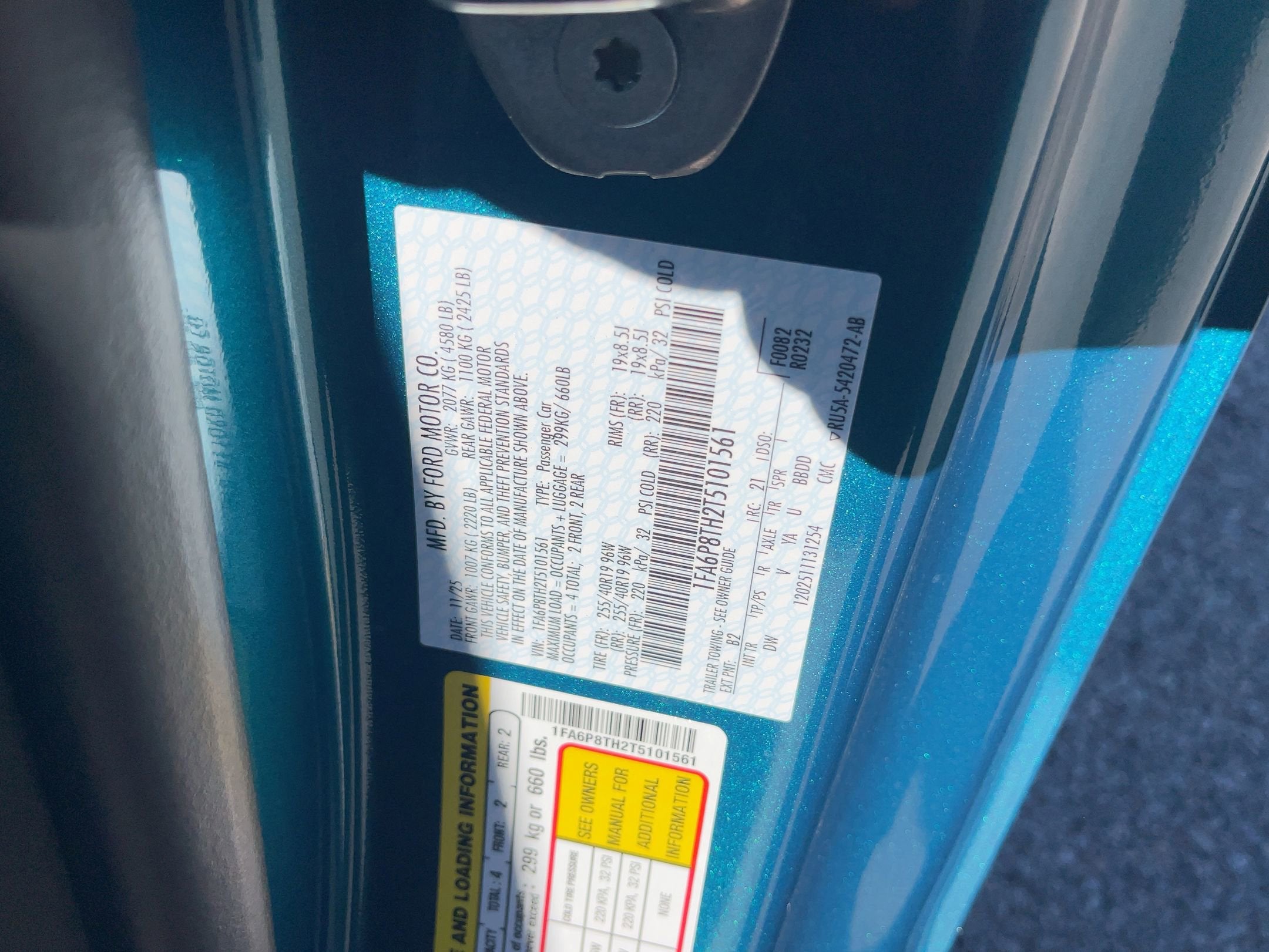 2026 Ford Mustang EcoBoost® Fastback