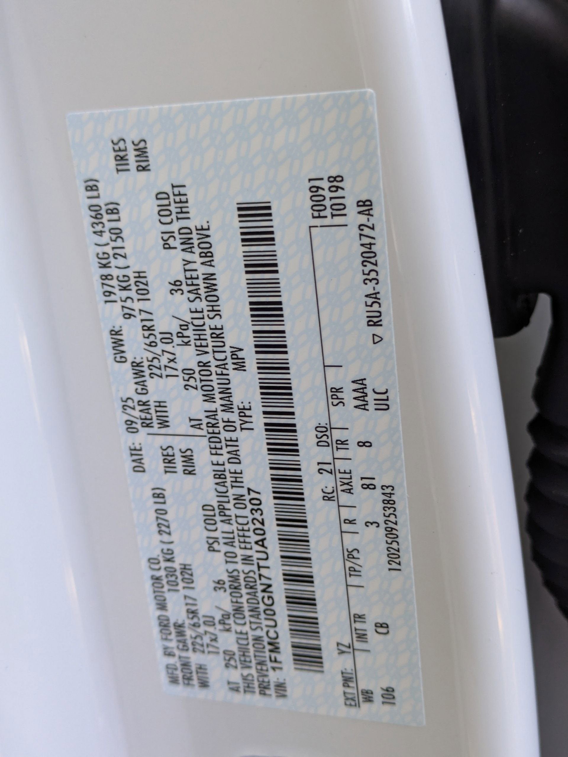 2026 Ford Escape Active