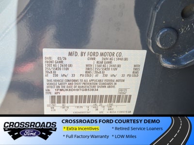 2026 Ford Explorer Active - Crossroads Courtesy Demo