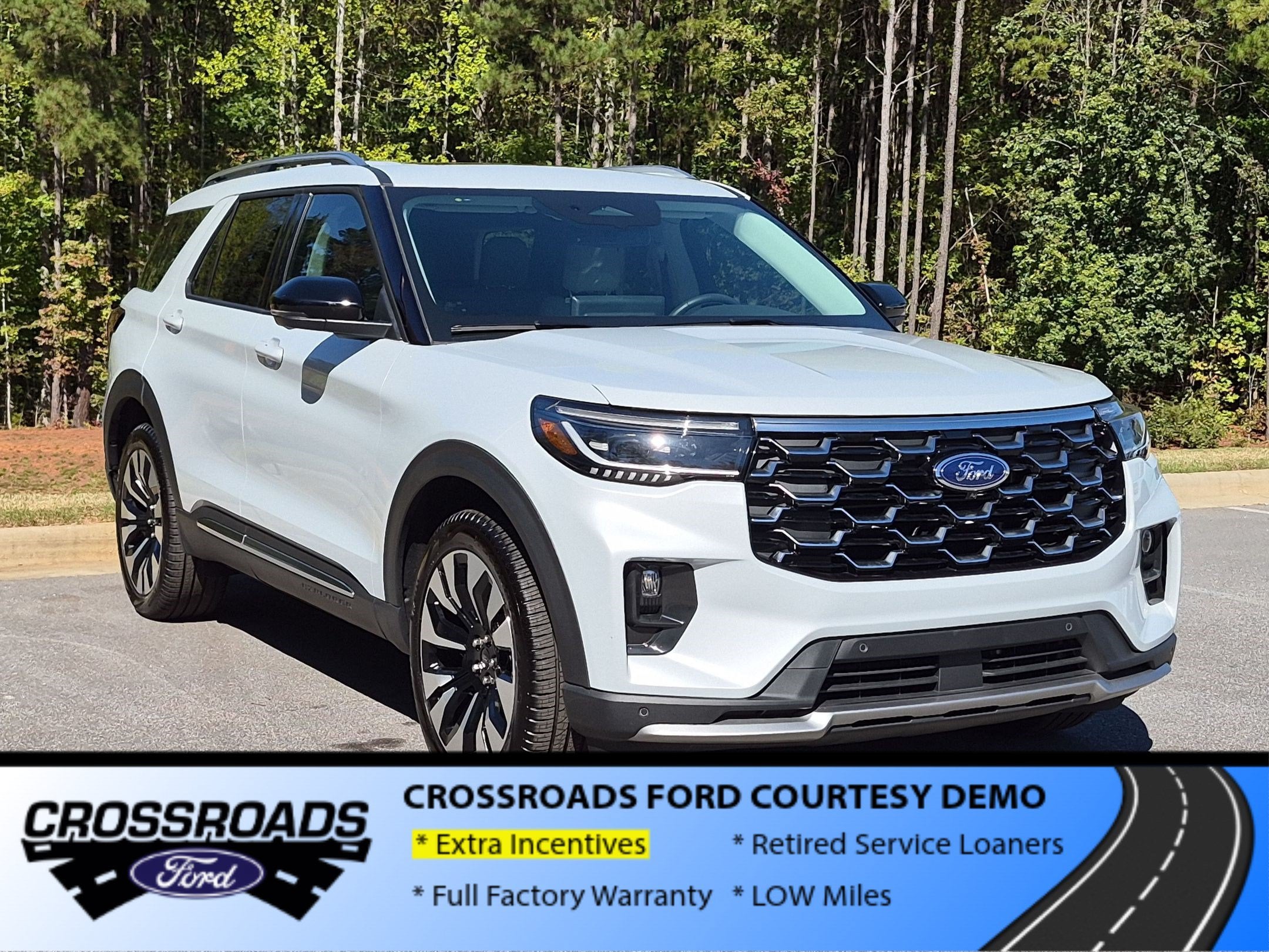 2026 Ford Explorer Platinum - Crossroads Courtesy Demo