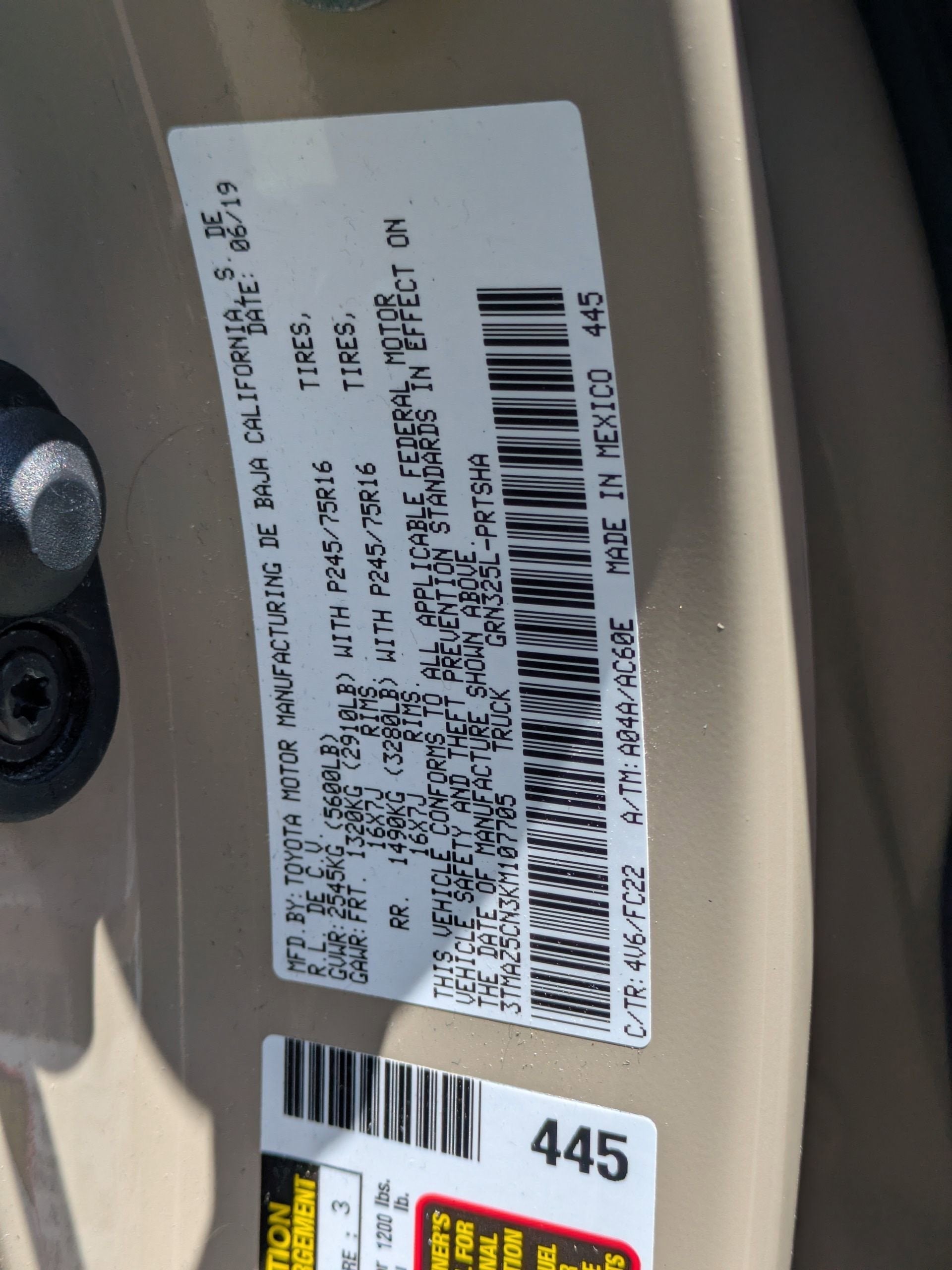 2019 Toyota Tacoma 2WD SR5