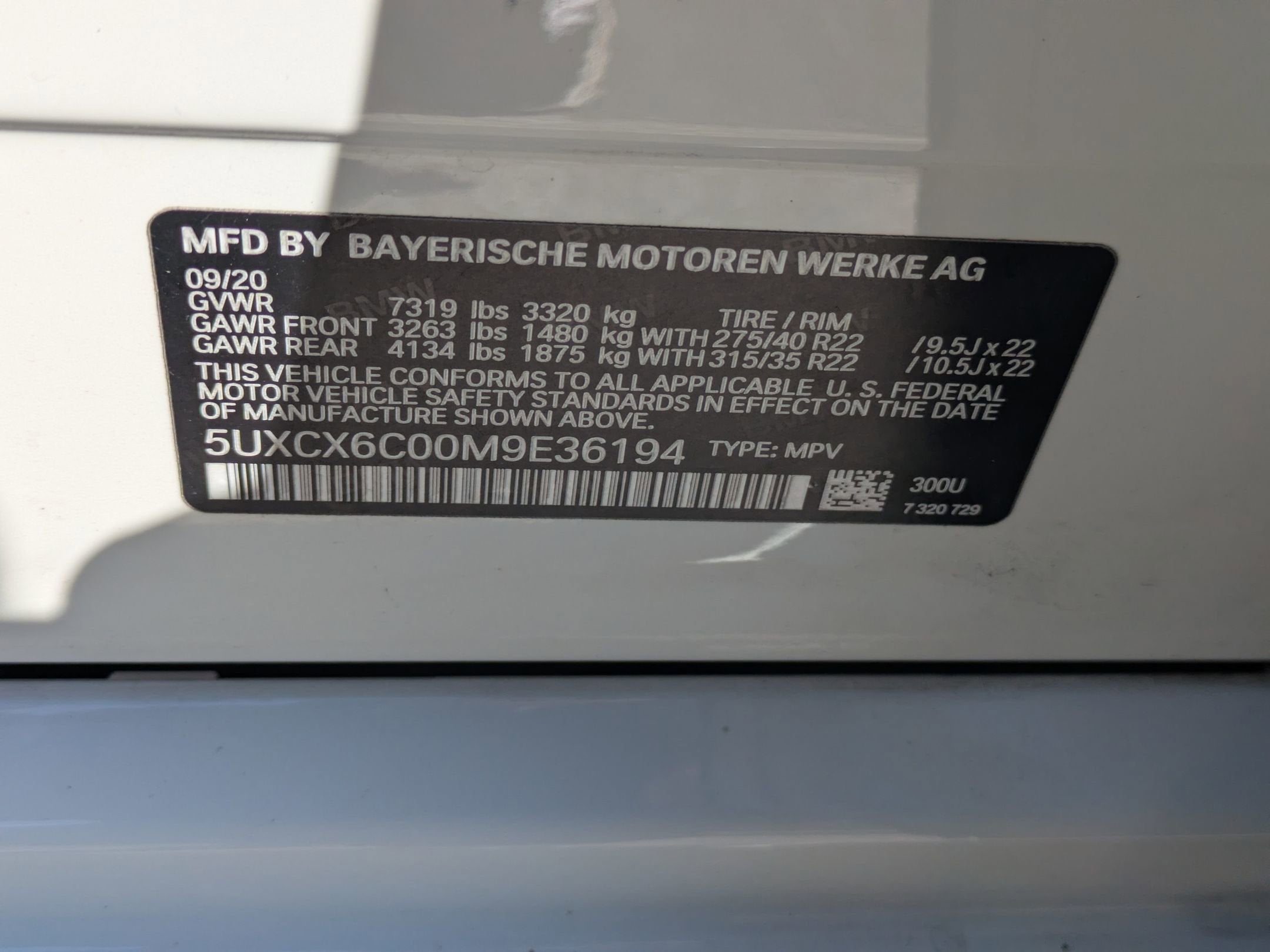 2021 BMW X7 M50i