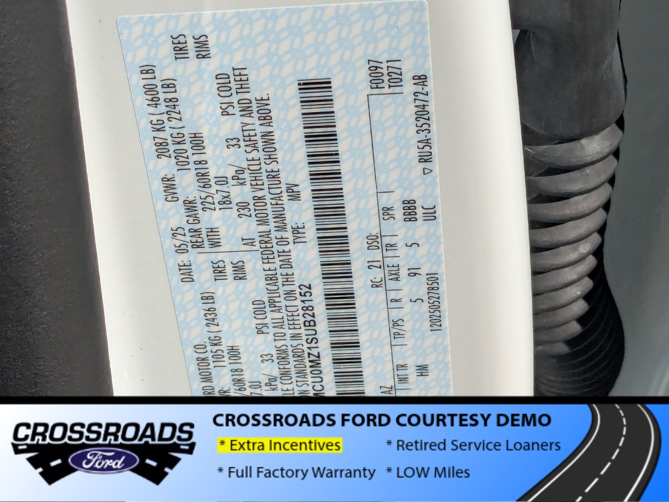 2025 Ford Escape ST-Line - Crossroads Courtesy Demo