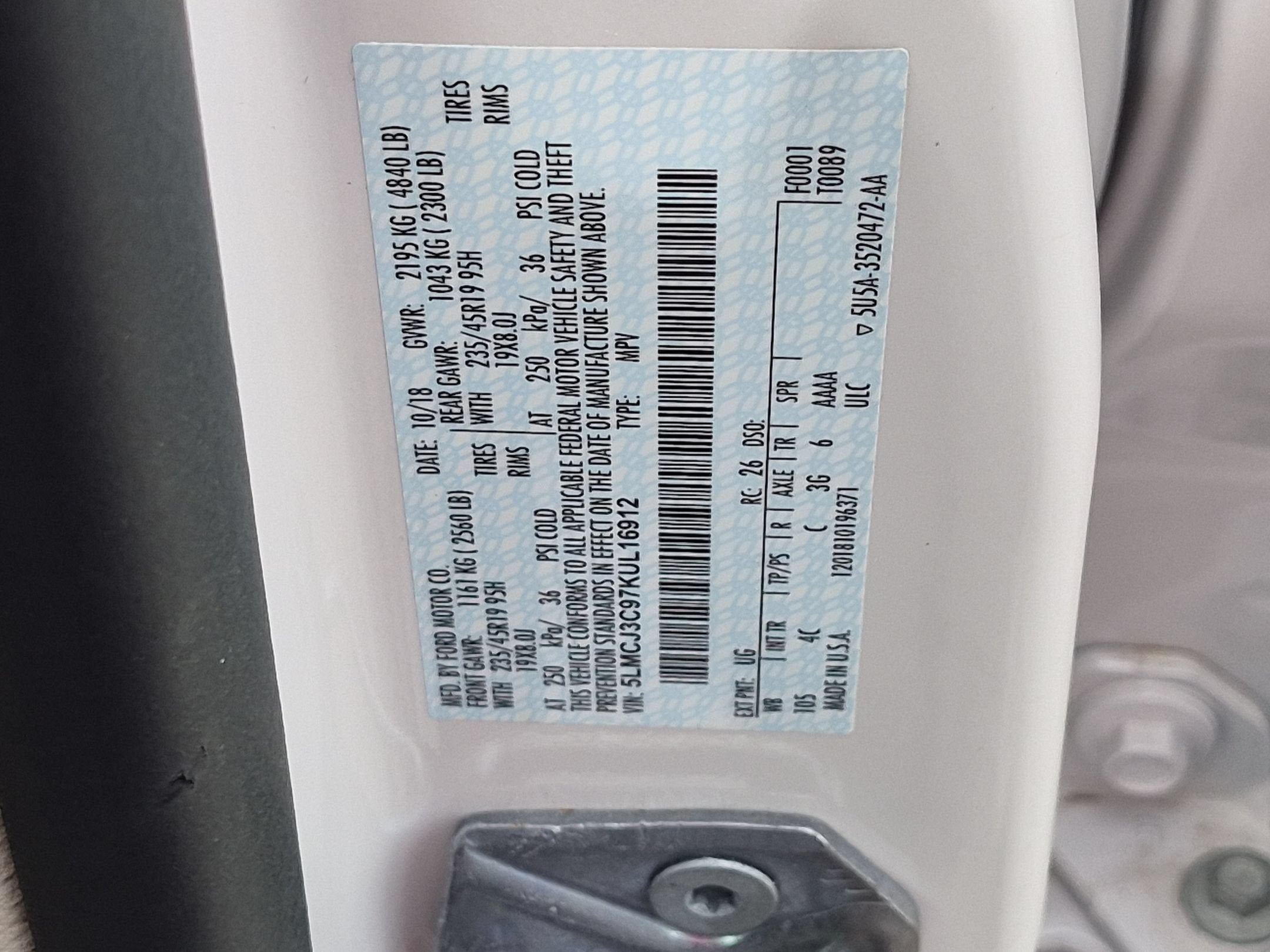 2019 Lincoln MKC Reserve