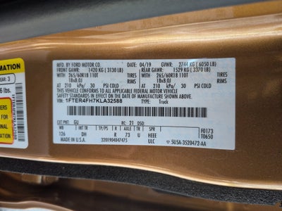2019 Ford Ranger LARIAT