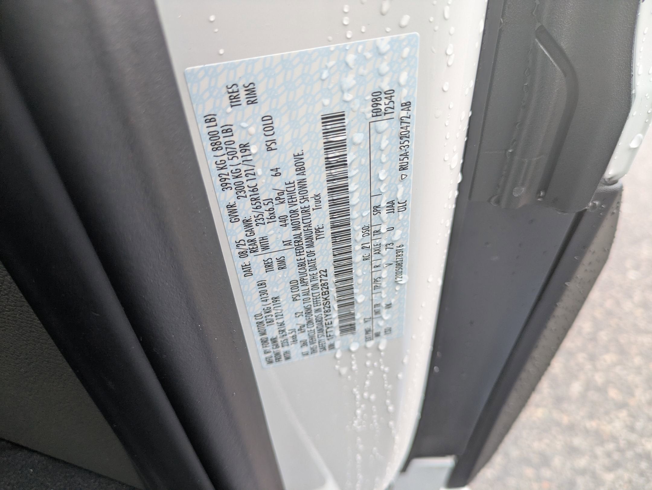 2025 Ford Transit Cargo Van Base