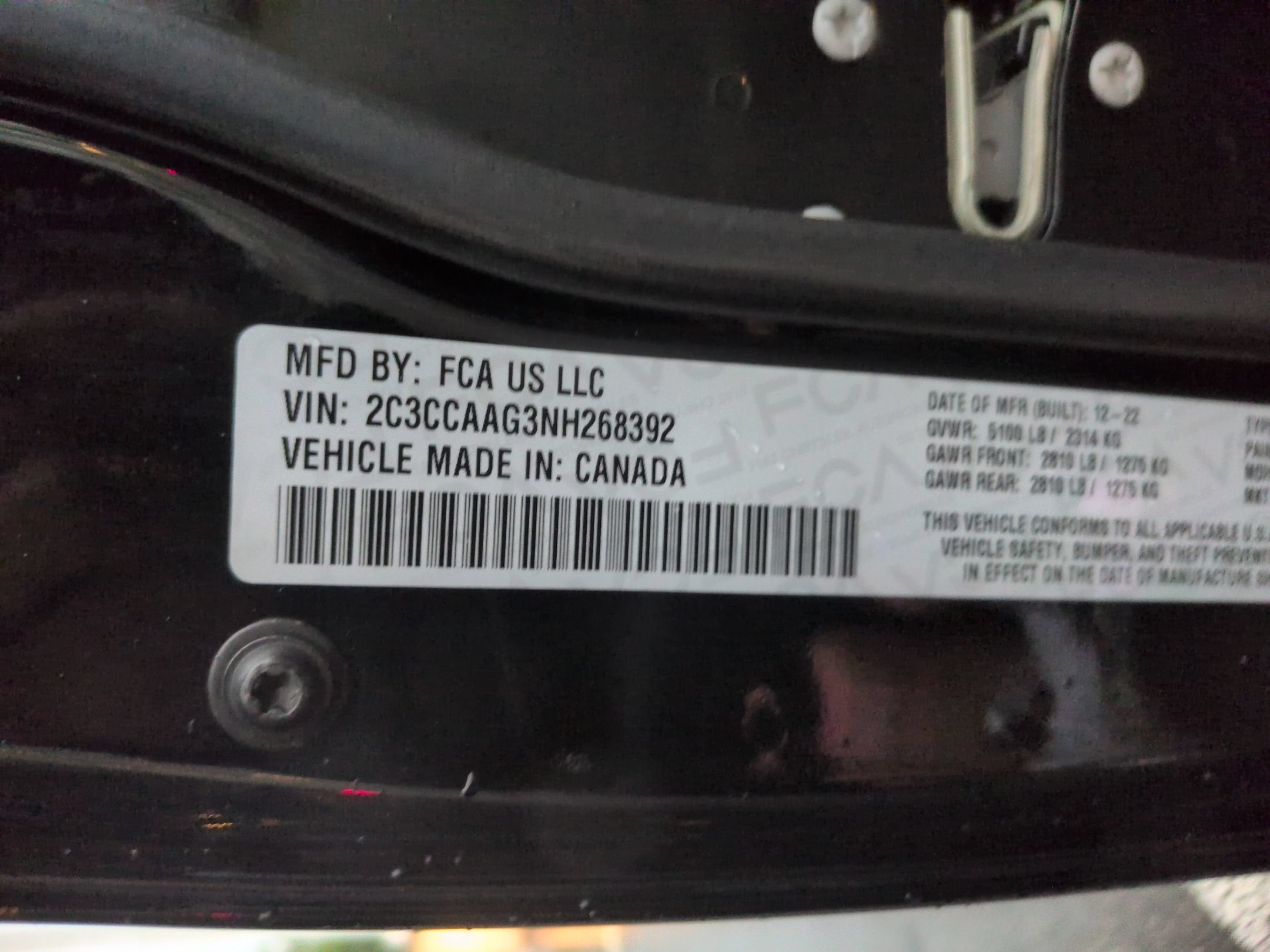 2022 Chrysler 300 Touring