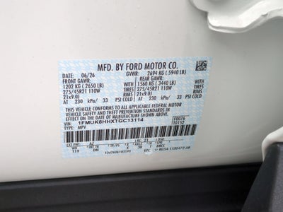2026 Ford Explorer Platinum