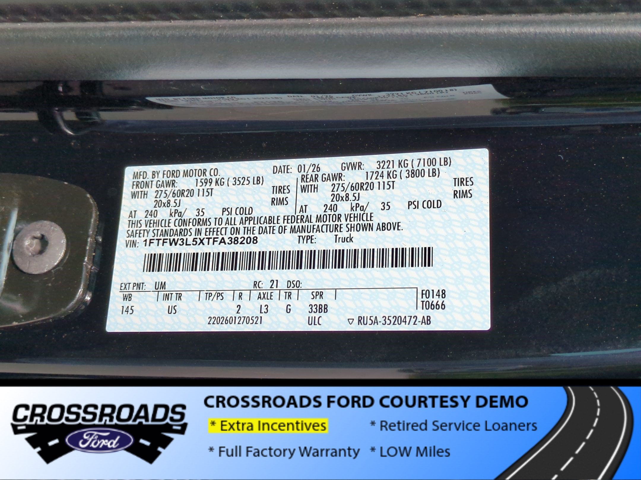 2026 Ford F-150 XLT - Crossroads Courtesy Demo