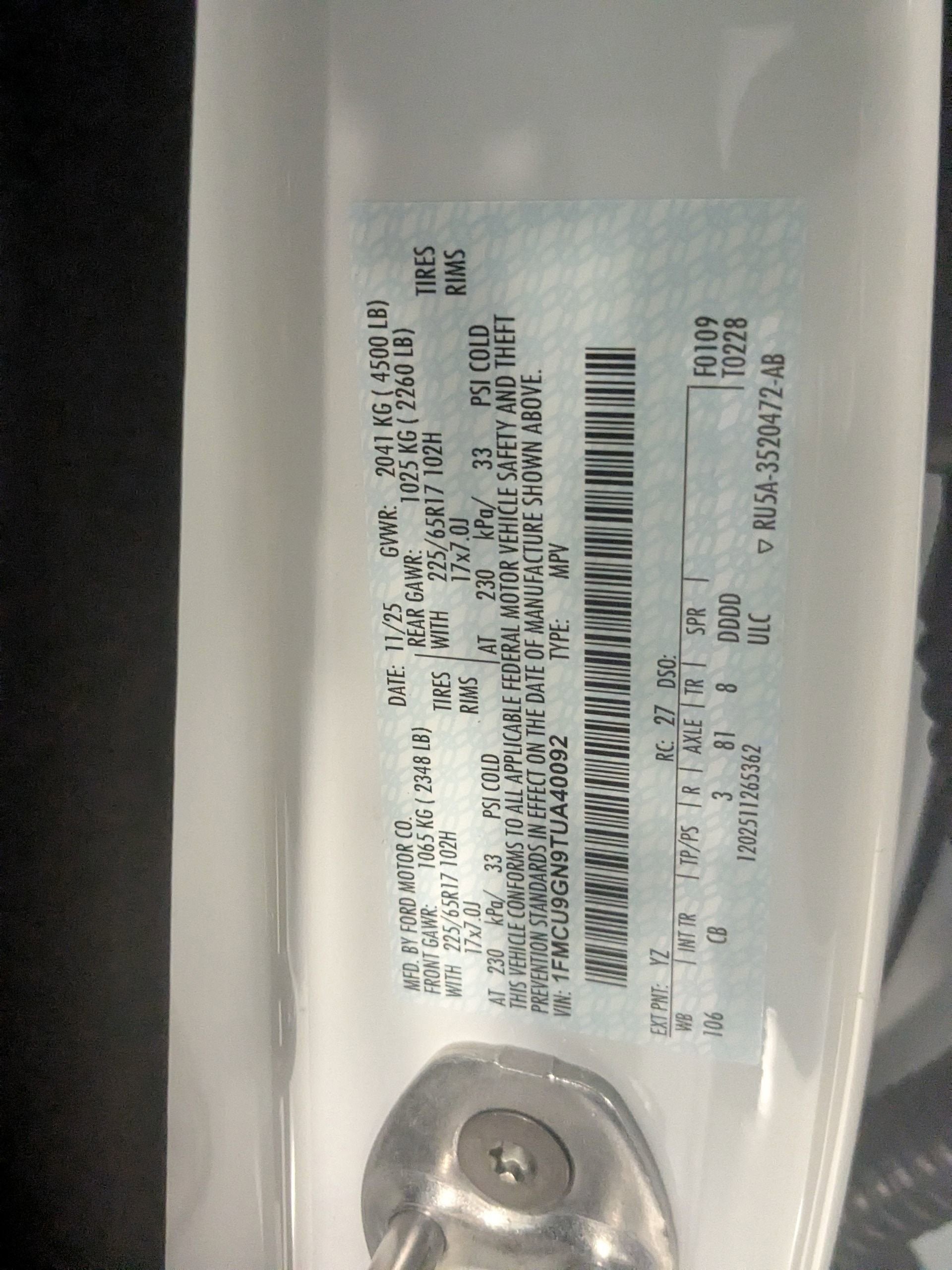 2026 Ford Escape Active