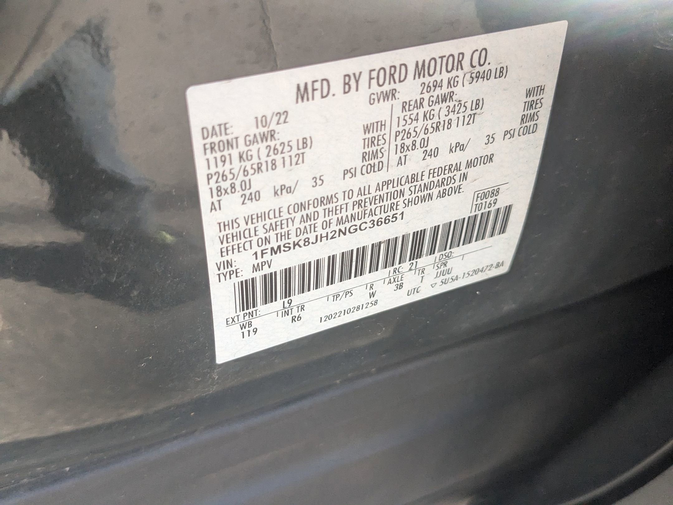 2022 Ford Explorer Timberline