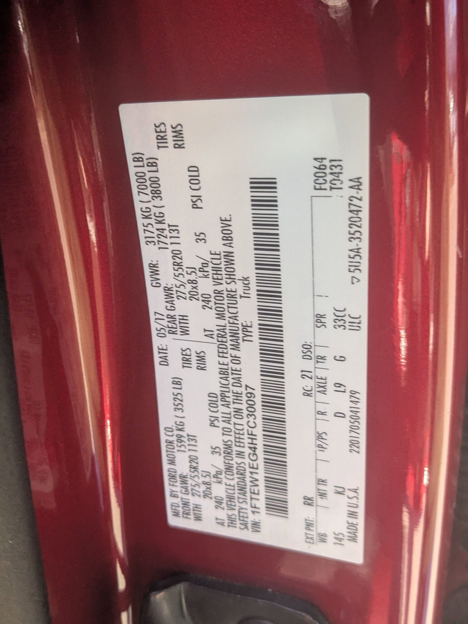 2017 Ford F-150 King Ranch