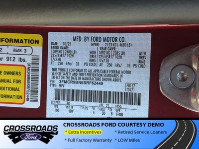 2025 Ford Bronco Sport Big Bend - Crossroads Courtesy Demo