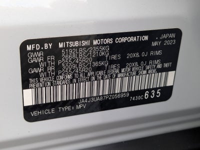 2023 Mitsubishi Outlander SE