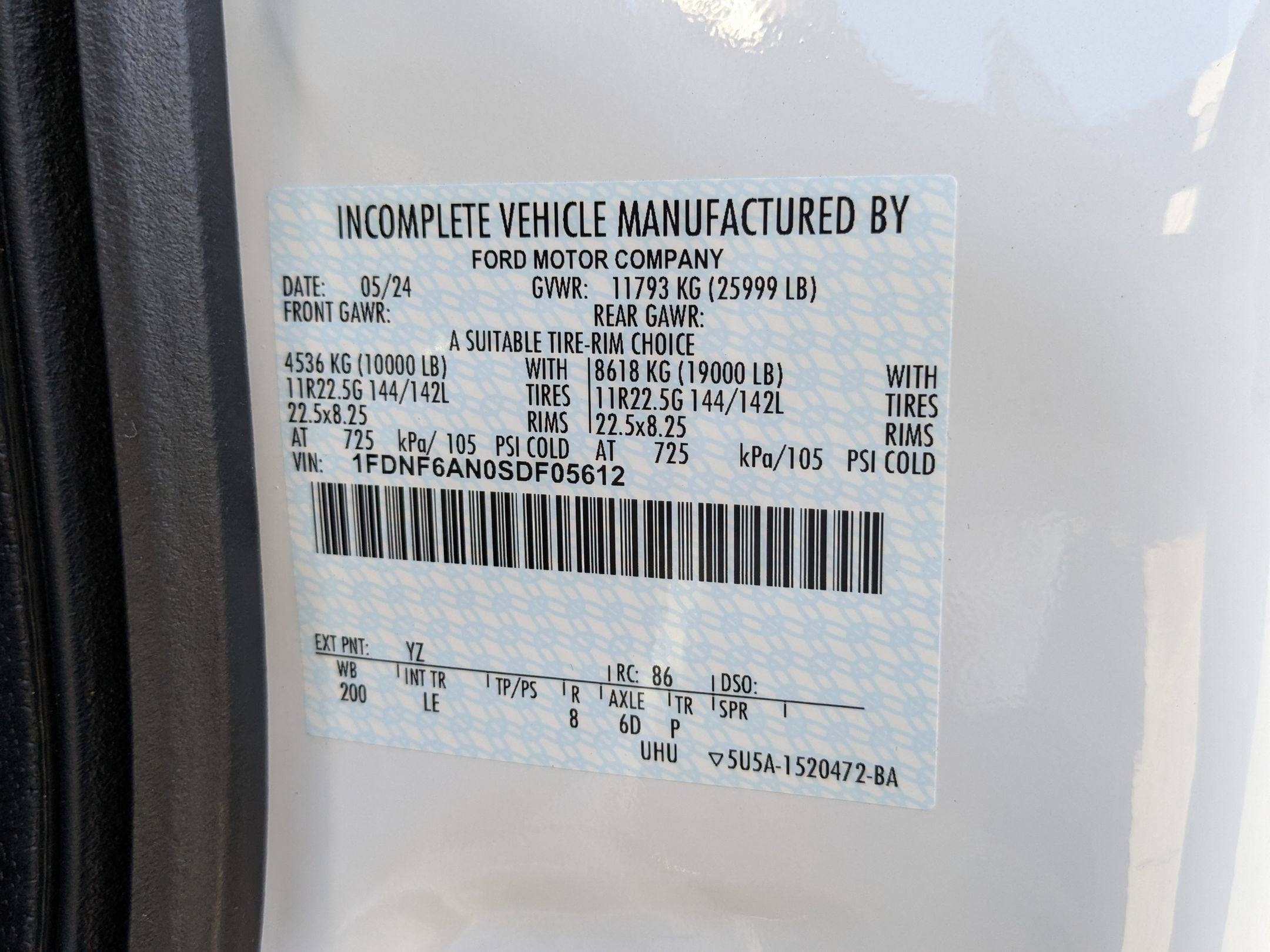 2025 Ford F-650SD Base 16ft Flatbed