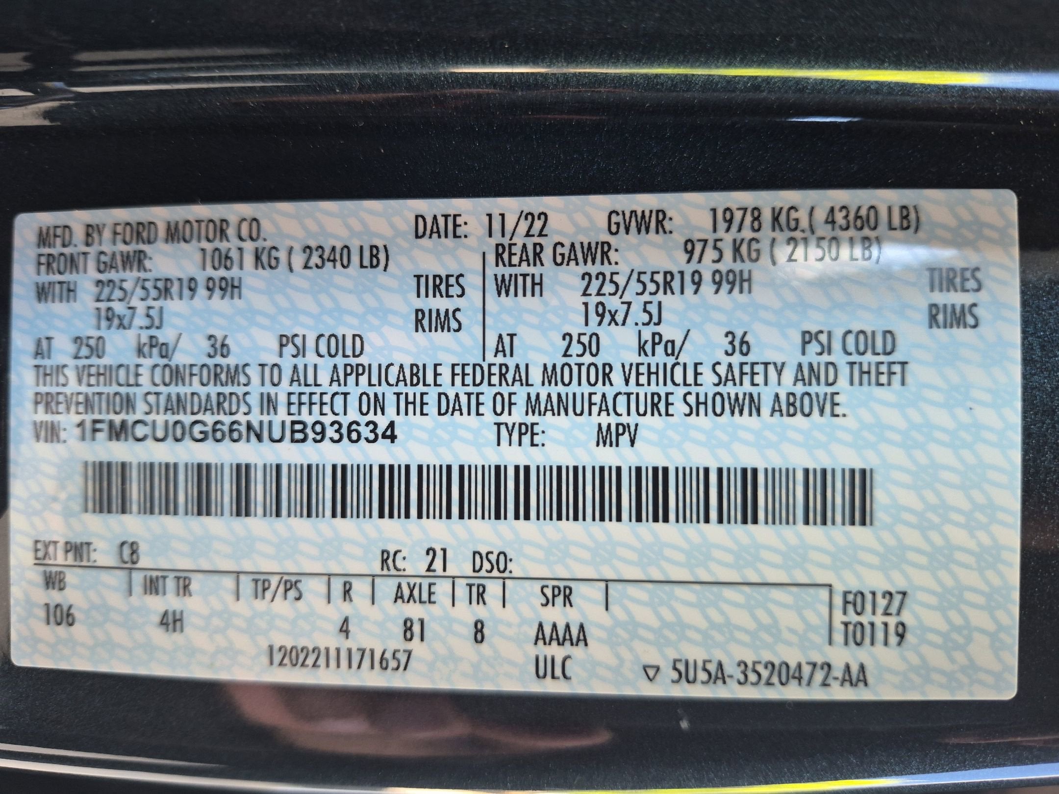 2022 Ford Escape SE