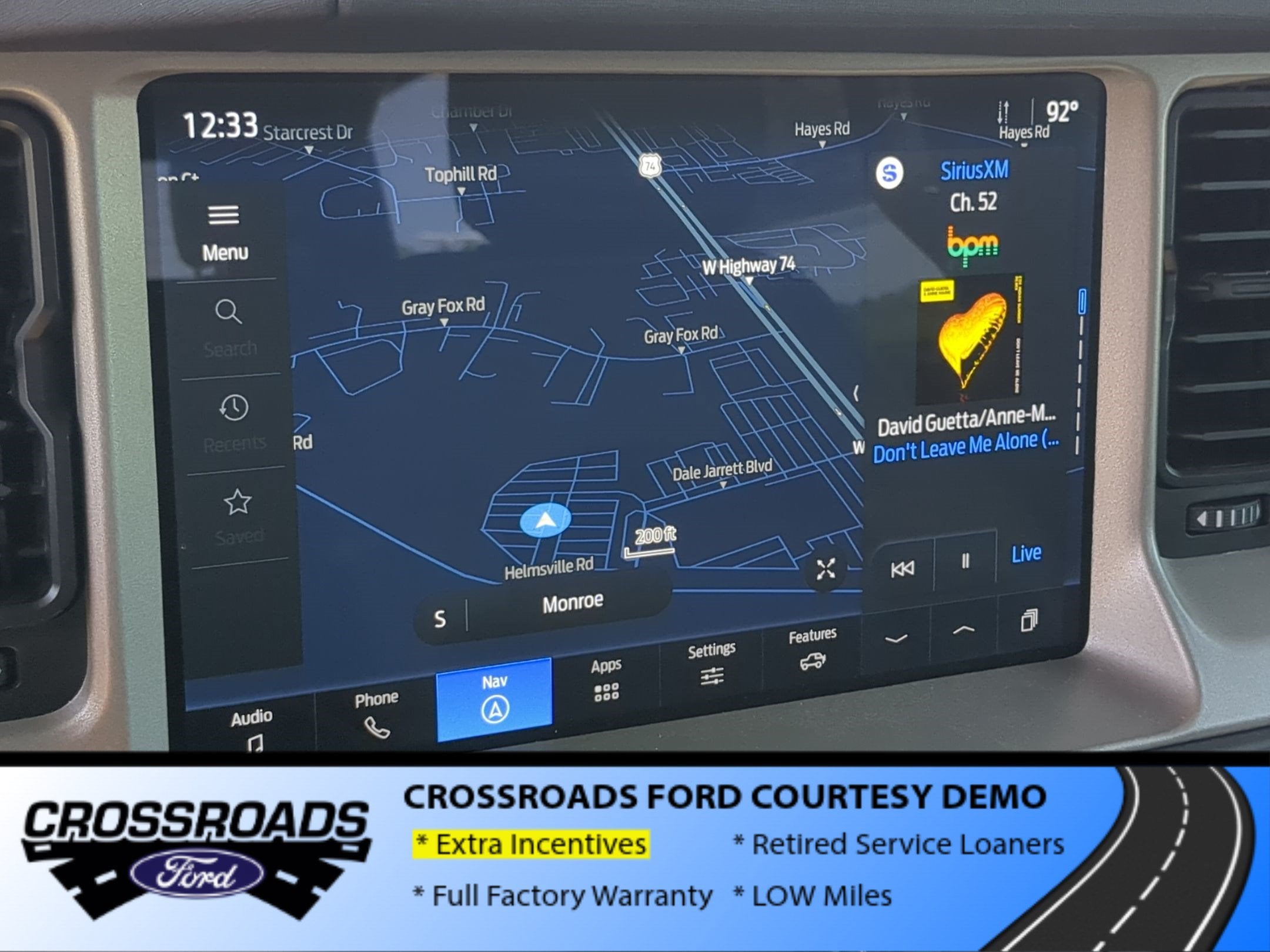 2025 Ford Bronco Outer Banks - Crossroads Courtesy Demo