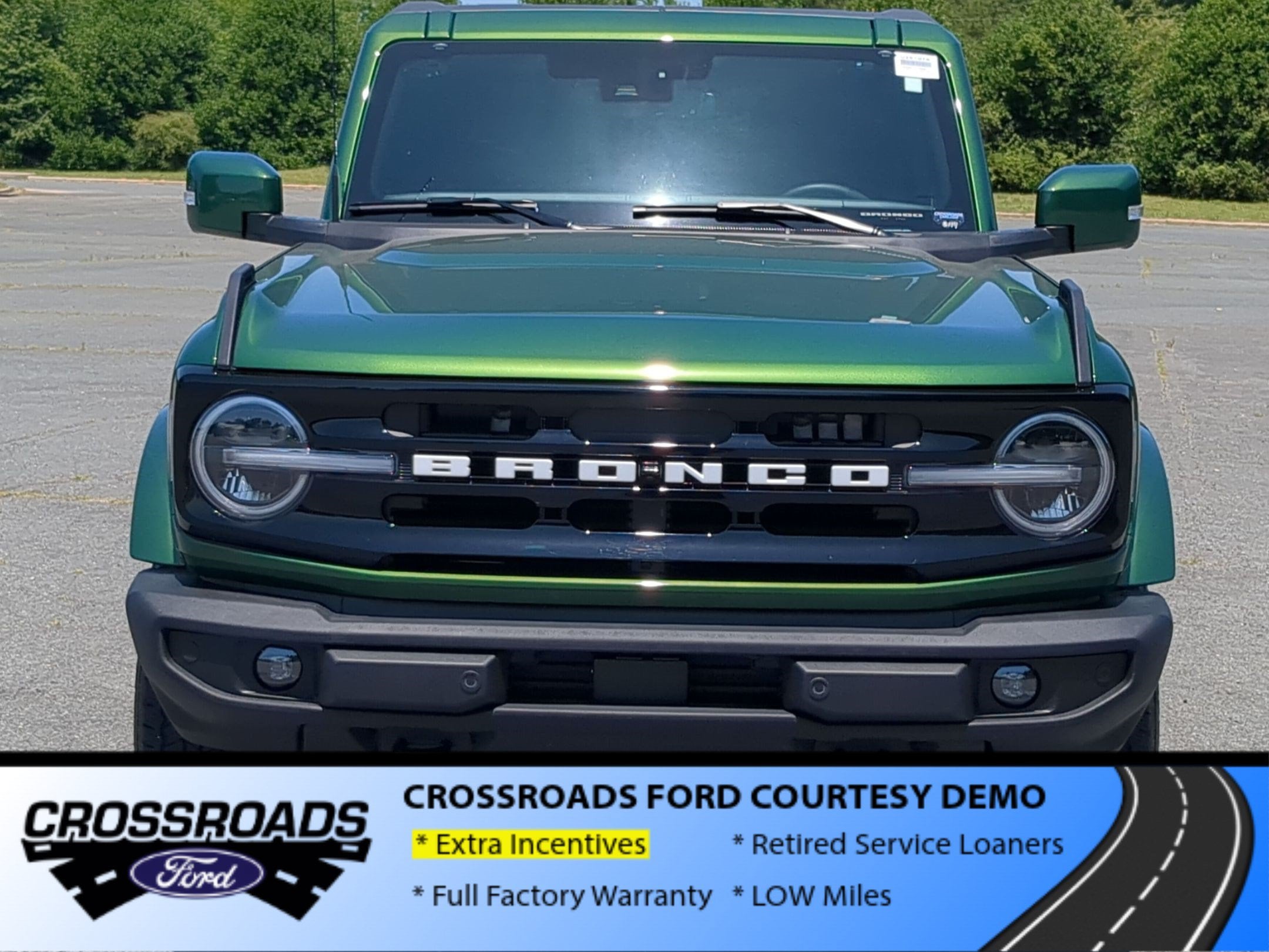 2025 Ford Bronco Outer Banks - Crossroads Courtesy Demo