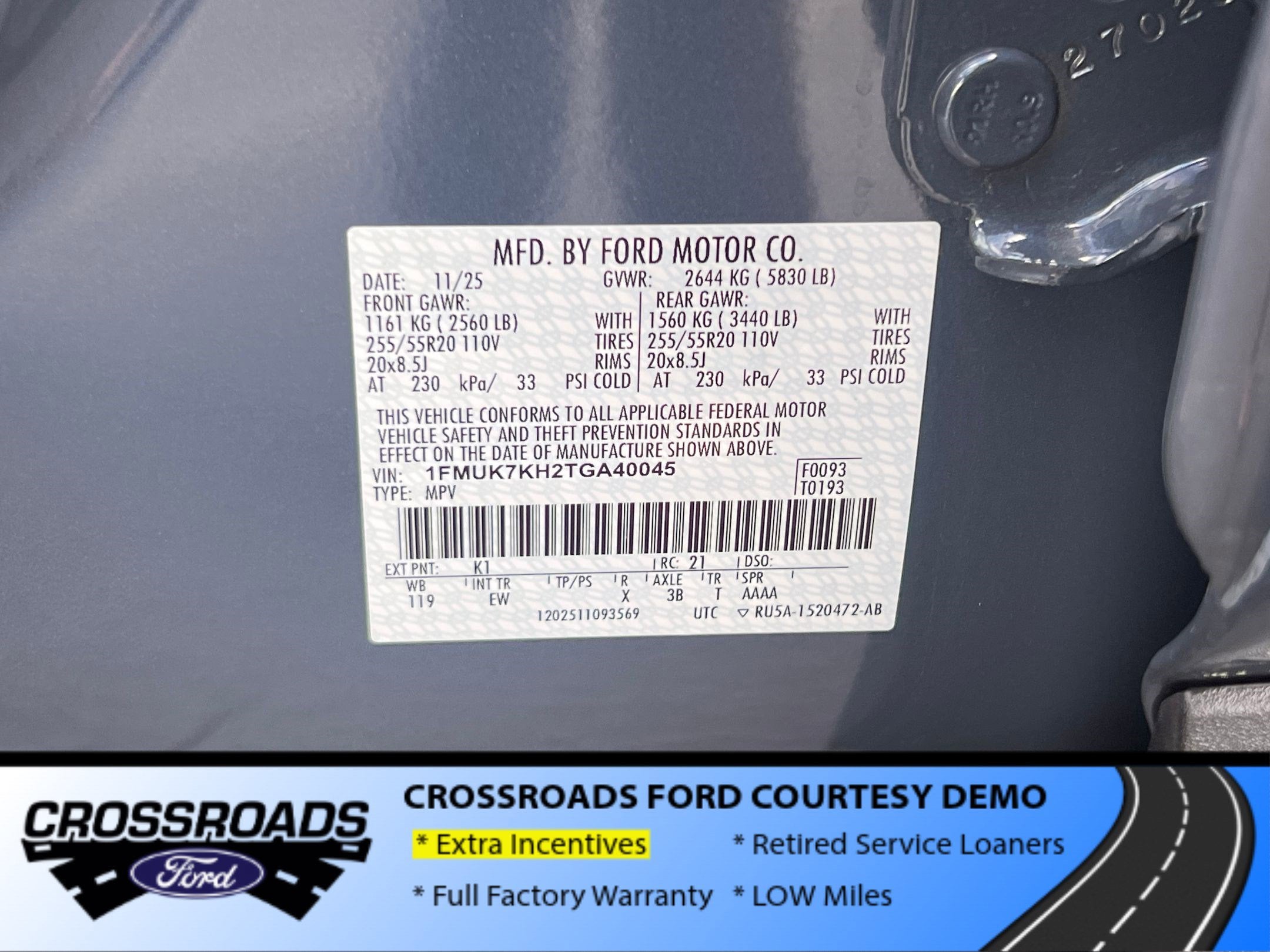 2026 Ford Explorer ST-Line - Crossroads Courtesy Demo