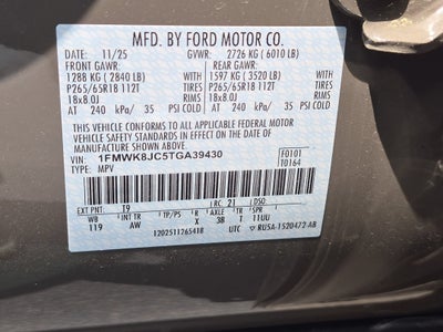 2026 Ford Explorer Tremor - Crossroads Courtesy Demo