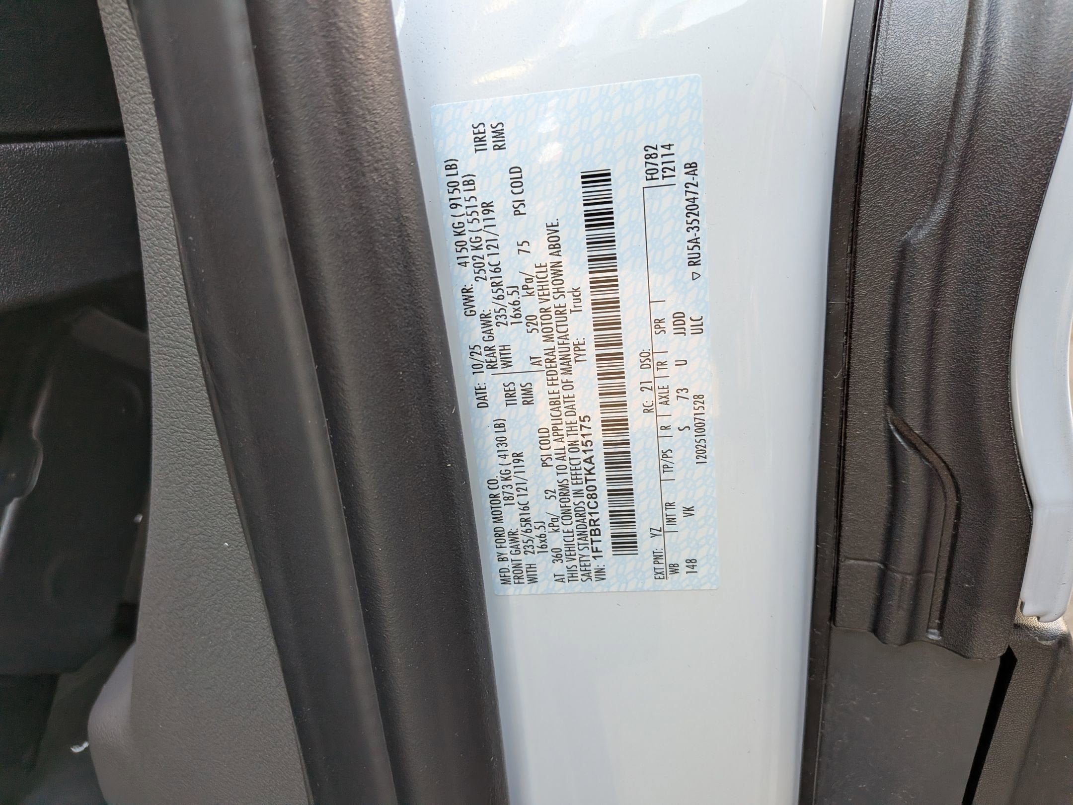 2026 Ford Transit Cargo Van Base