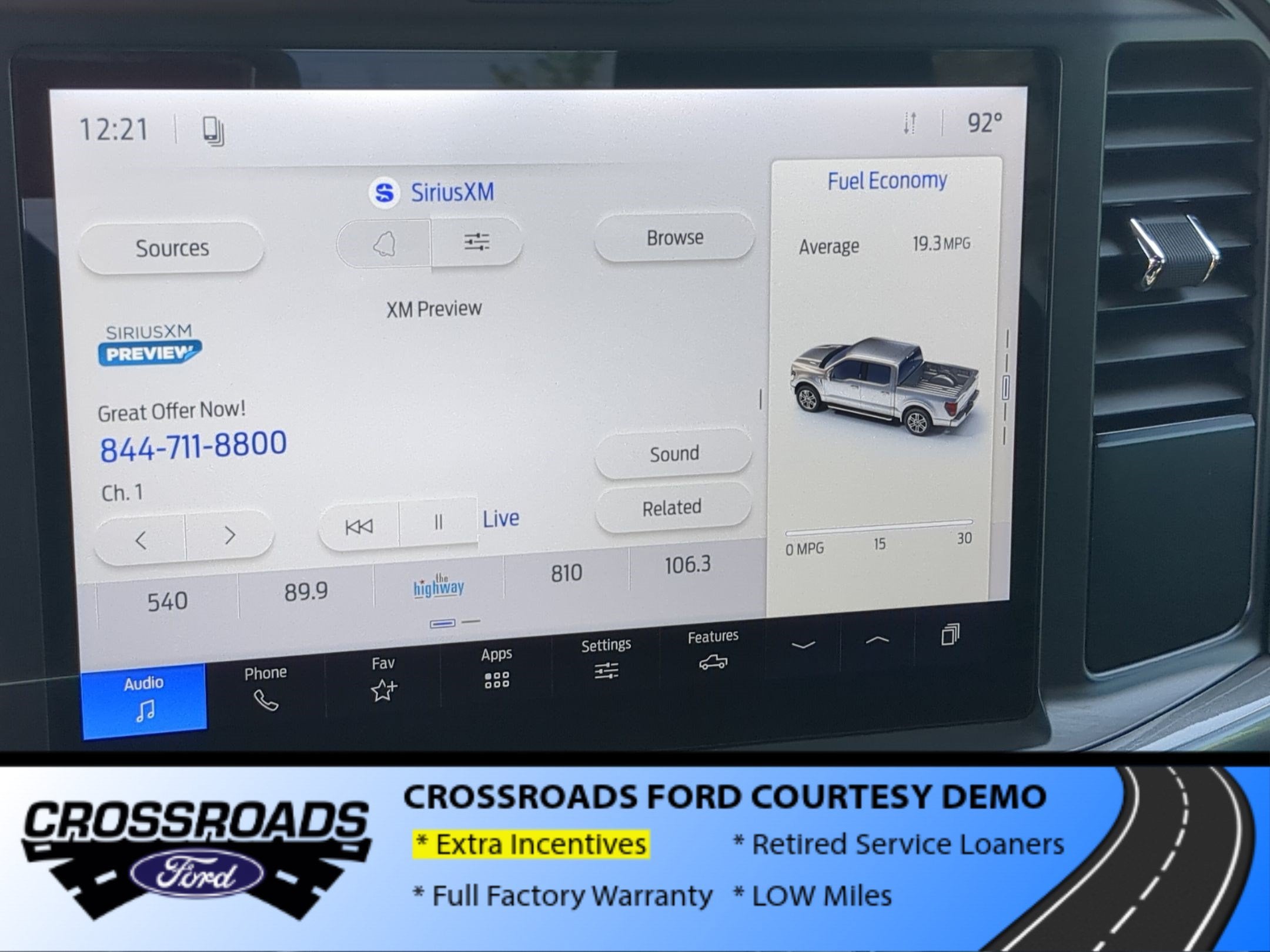 2026 Ford F-150 STX - Crossroads Courtesy Demo