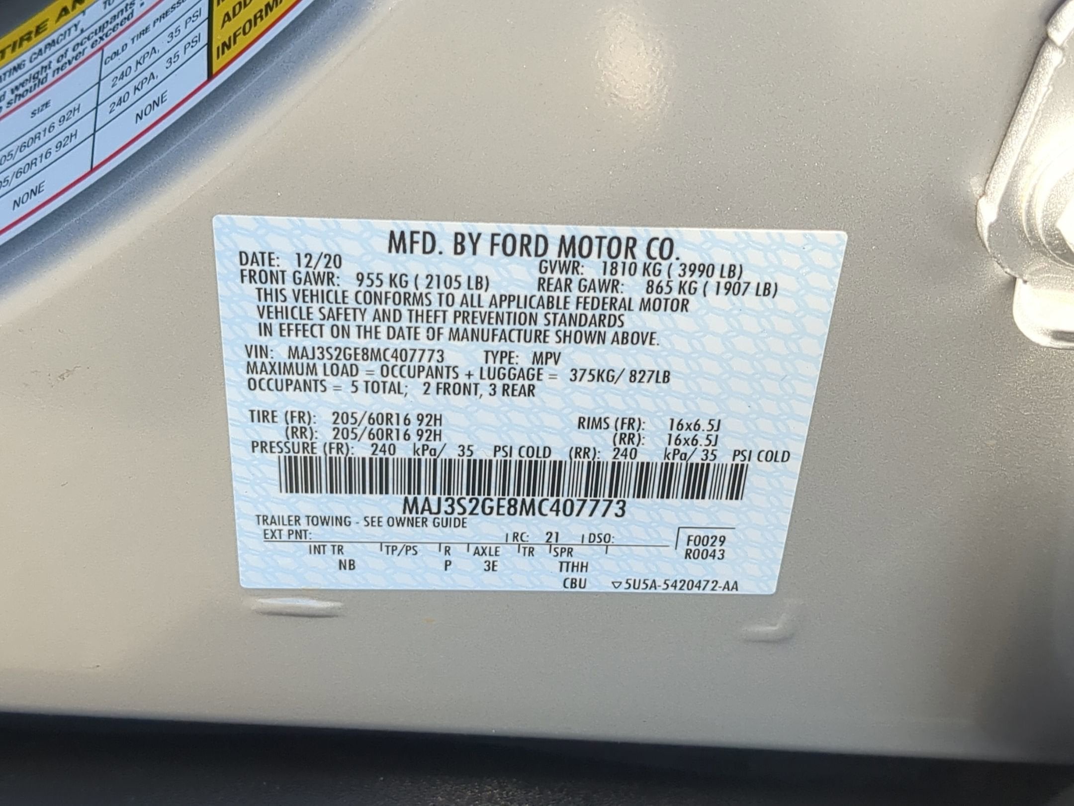 2021 Ford EcoSport SE