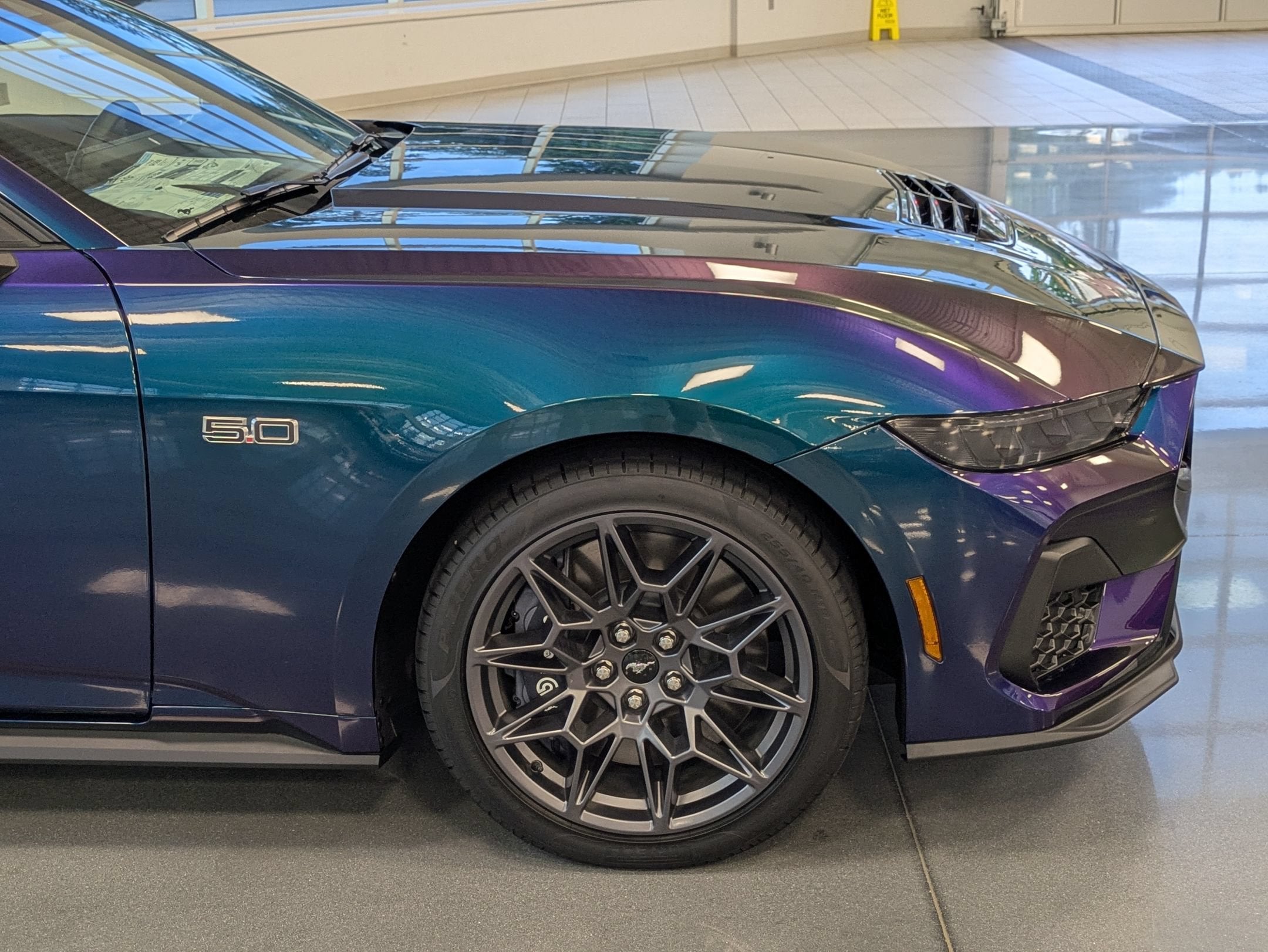 2025 Ford Mustang GT Premium Convertible Custom Mystichrome Paint