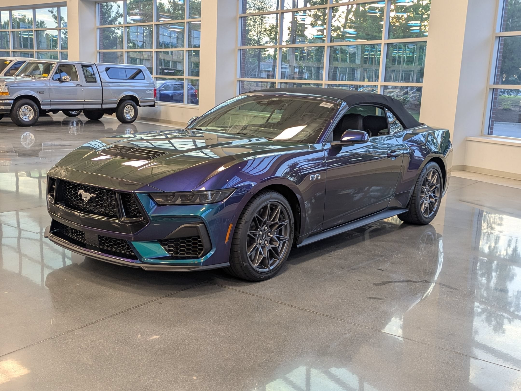 2025 Ford Mustang GT Premium Convertible Custom Mystichrome Paint