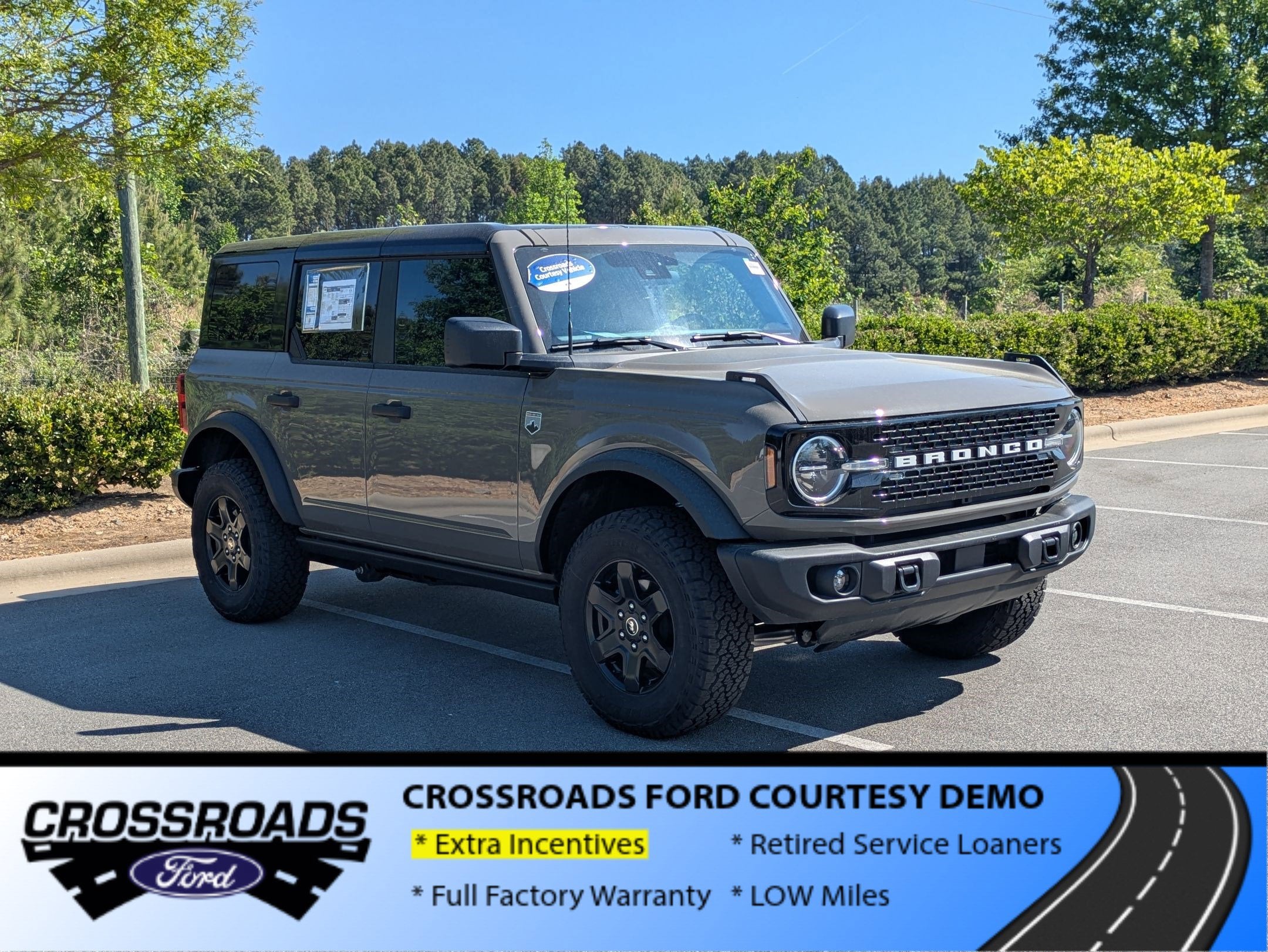 2025 Ford Bronco Big Bend - Crossroads Courtesy Demo