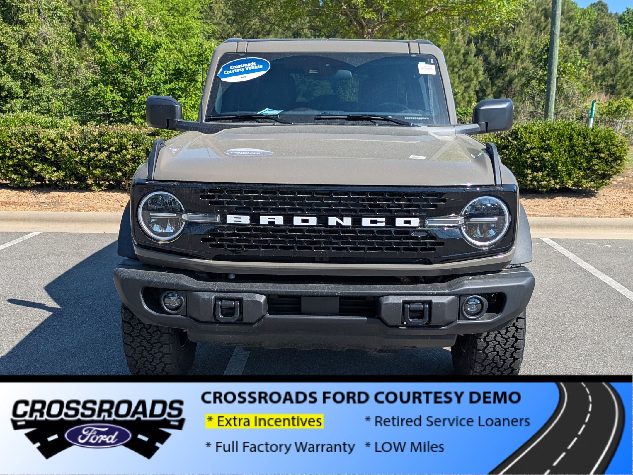 2025 Ford Bronco Big Bend - Crossroads Courtesy Demo