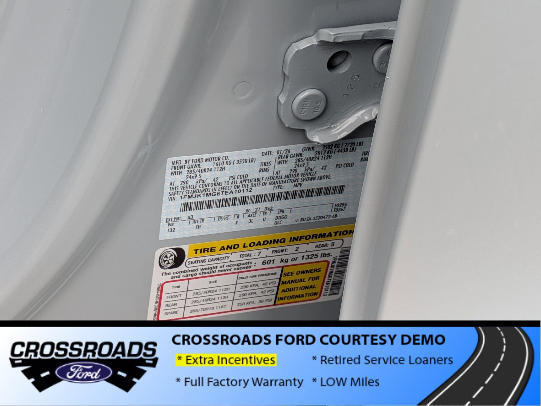 2026 Ford Expedition Max Platinum - Crossroads Courtesy Demo