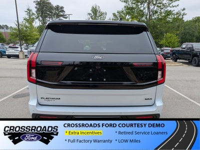 2026 Ford Expedition Max Platinum - Crossroads Courtesy Demo