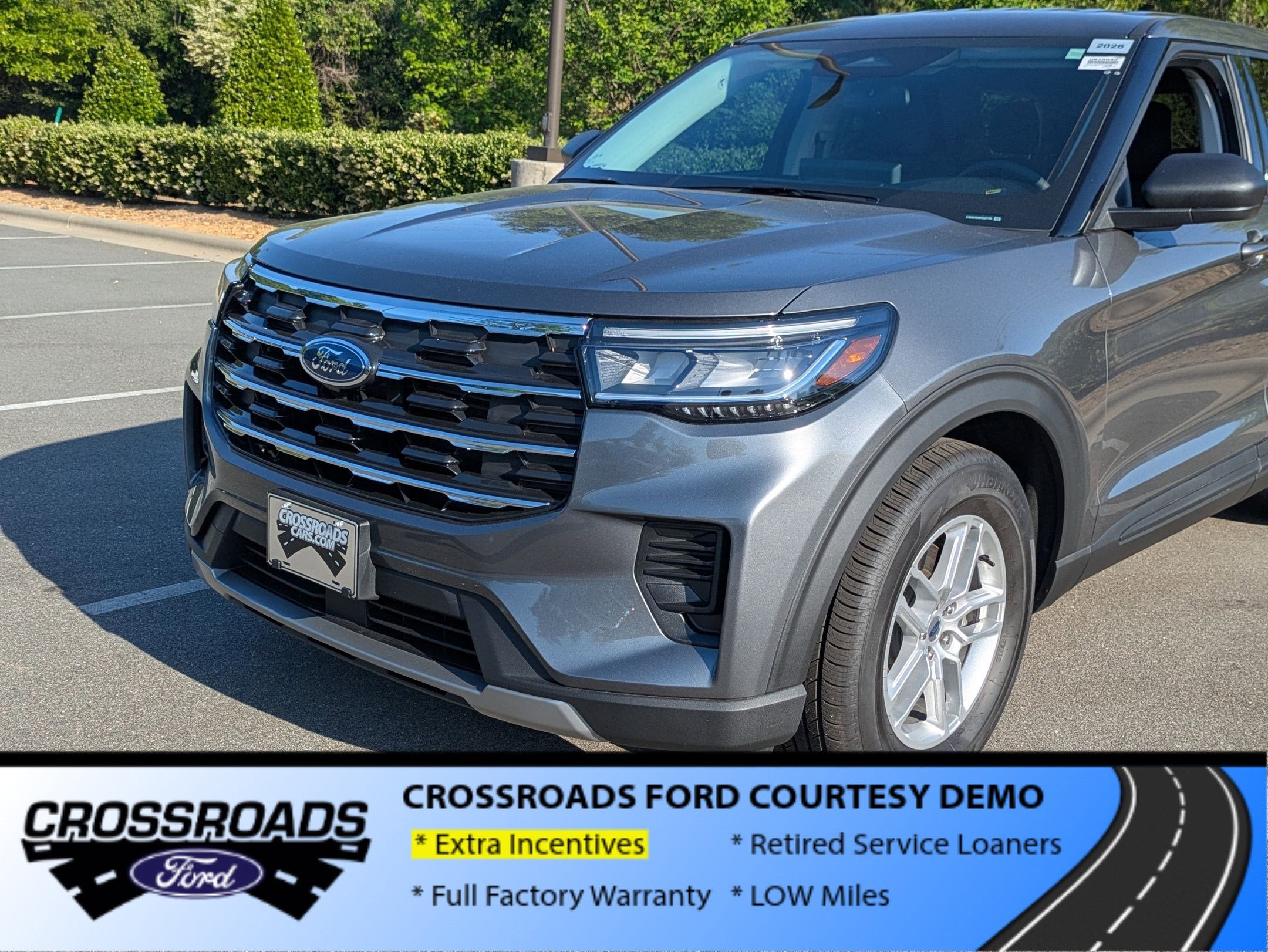 2026 Ford Explorer Active w/100A Pkg - Crossroads Courtesy Demo