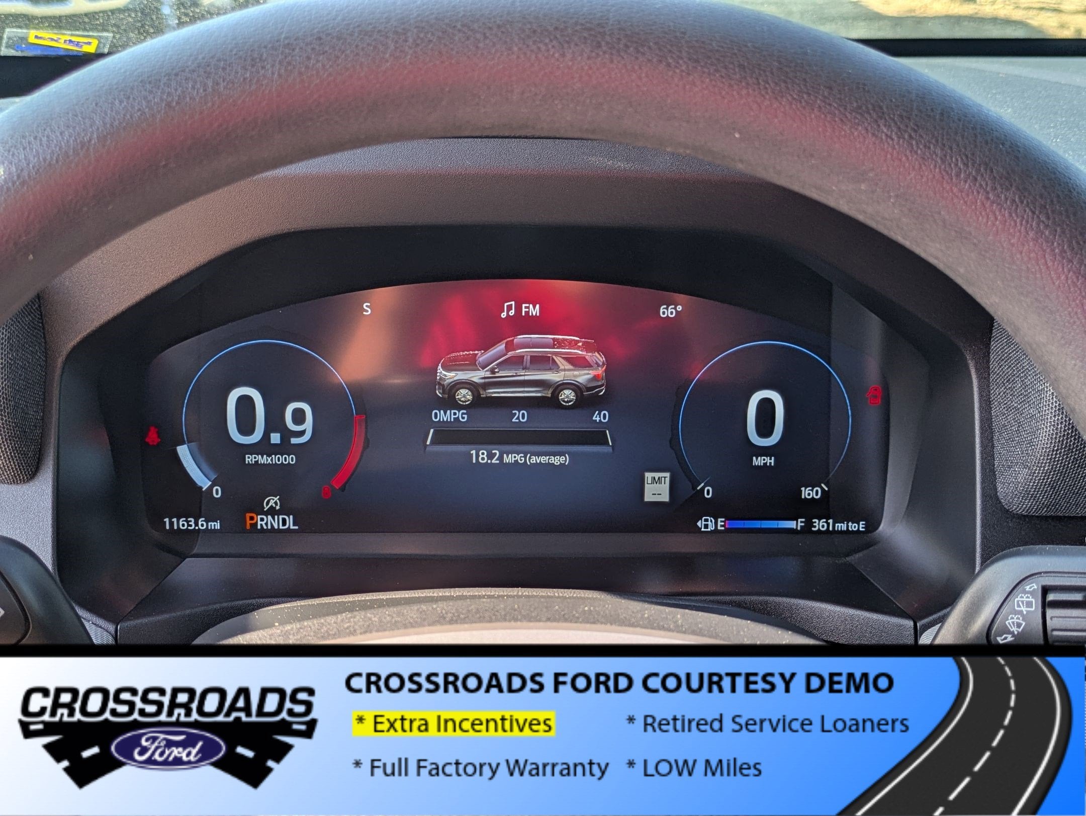 2026 Ford Explorer Active w/100A Pkg - Crossroads Courtesy Demo