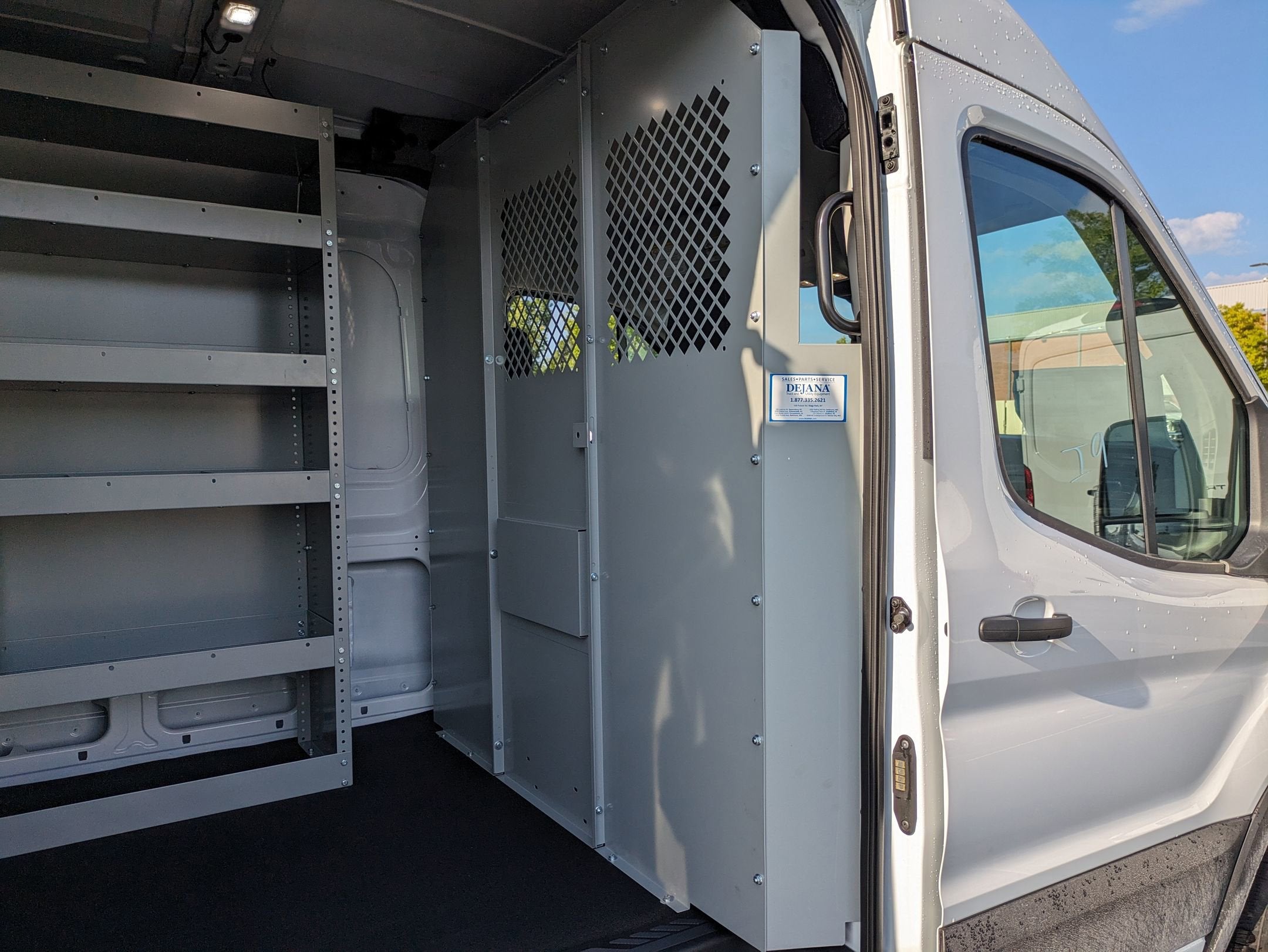 2025 Ford Transit Cargo Van T-250 RACKS AND BINS