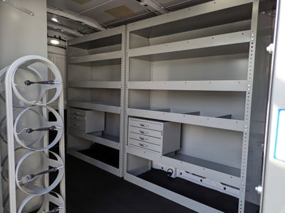 2025 Ford Transit Cargo Van T-250 RACKS AND BINS