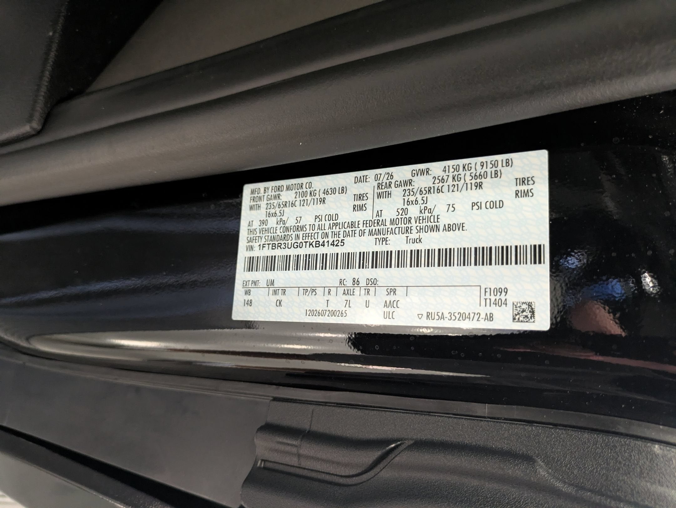 2026 Ford Transit Explorer Conversion 11 Passenger T-250 148" EL Hi Rf 9150 GVWR AWD