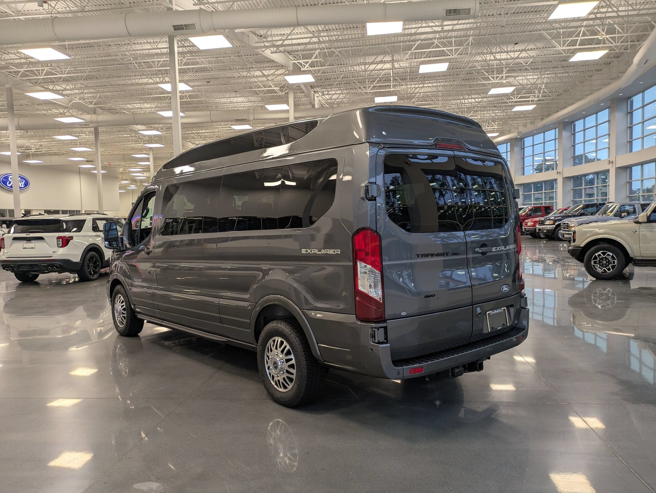 2026 Ford Transit Explorer Conversion 9 Passenger T-150 130" Low Rf 8800 GVWR AWD