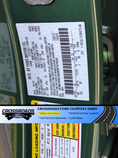 2025 Ford Bronco Sport Outer Banks - Crossroads Courtesy Demo