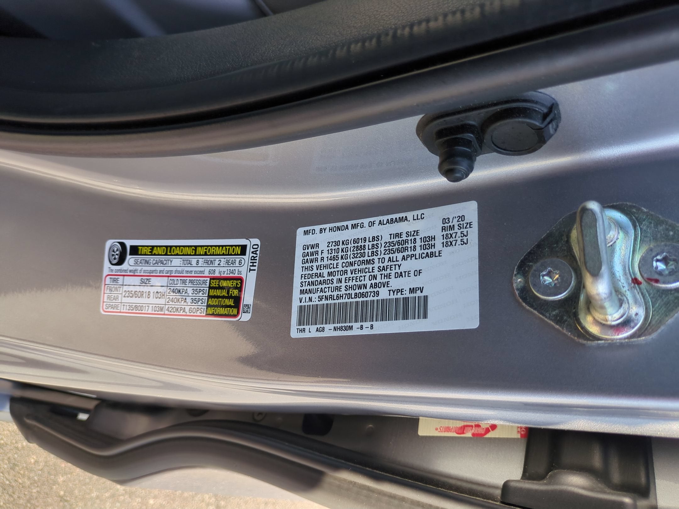 2020 Honda Odyssey EX-L