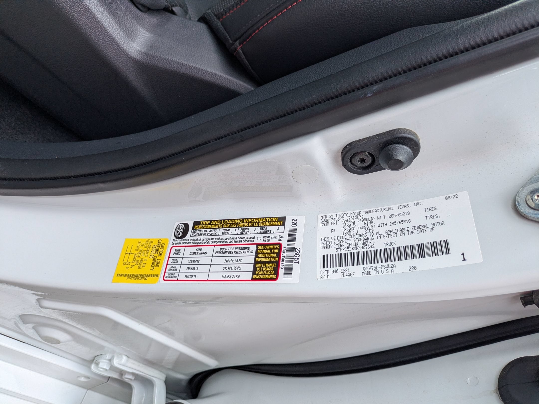 2022 Toyota Tundra 4WD TRD Pro Hybrid