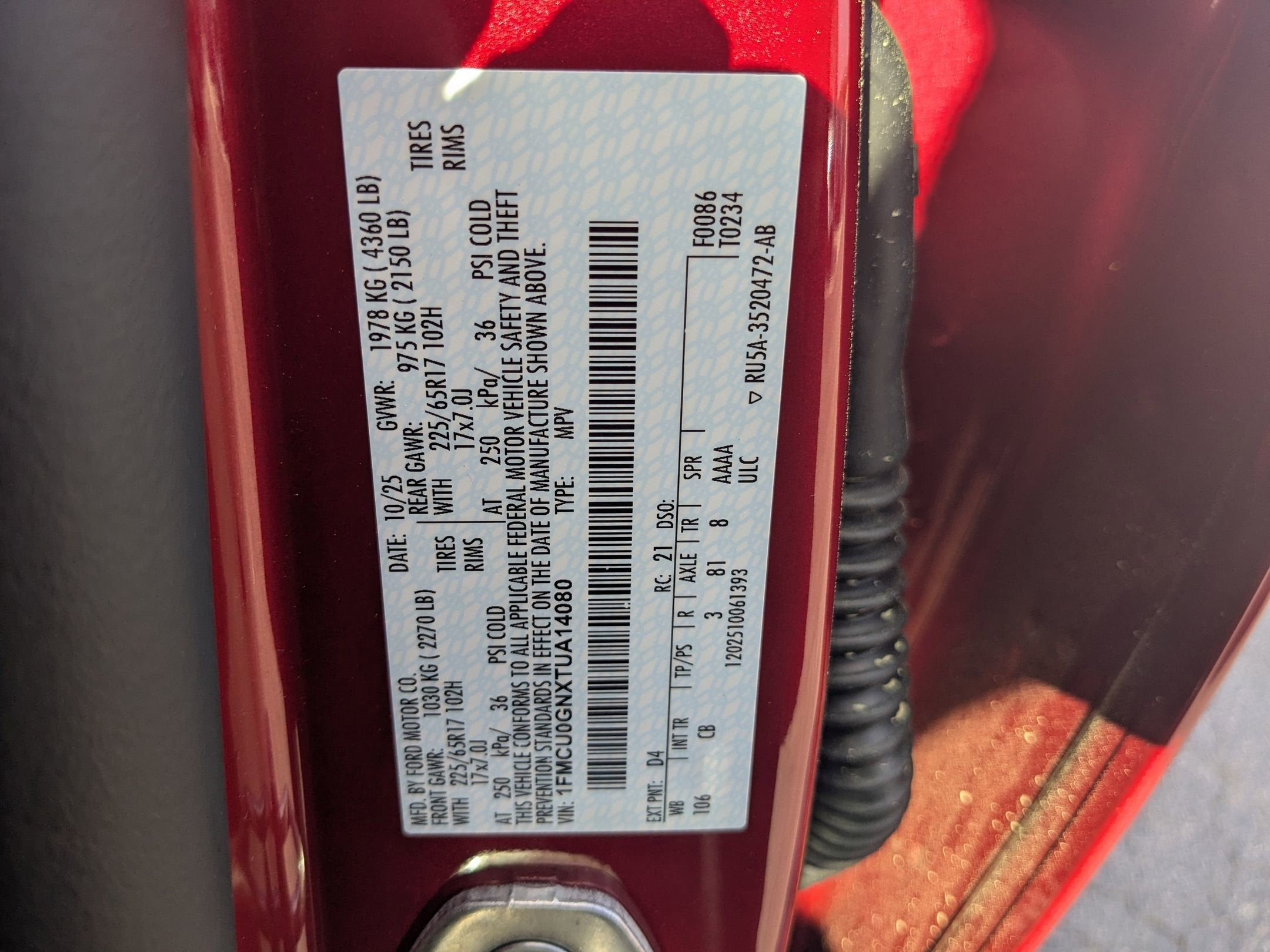 2026 Ford Escape Active