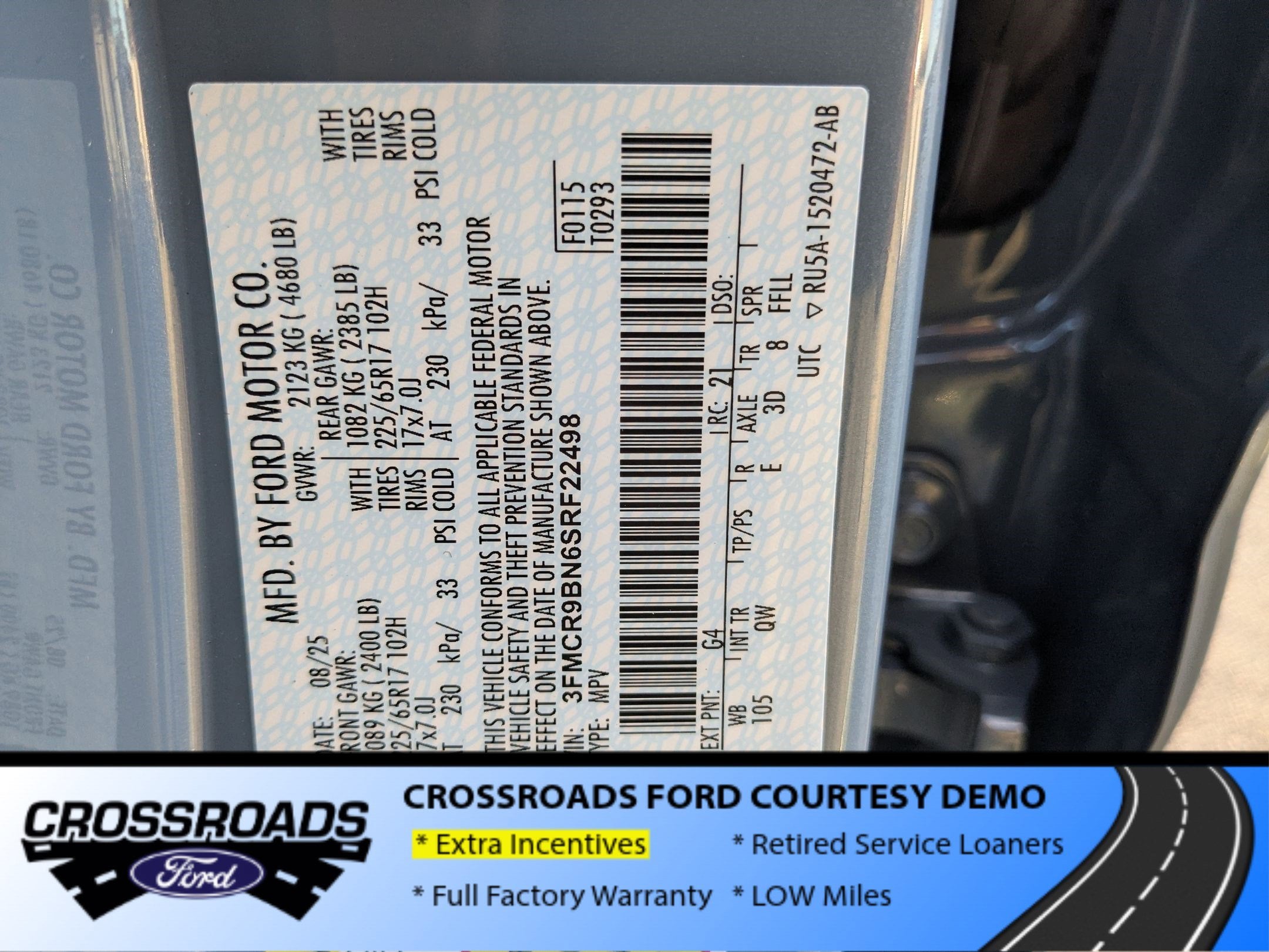 2025 Ford Bronco Sport Big Bend - Crossroads Courtesy Demo