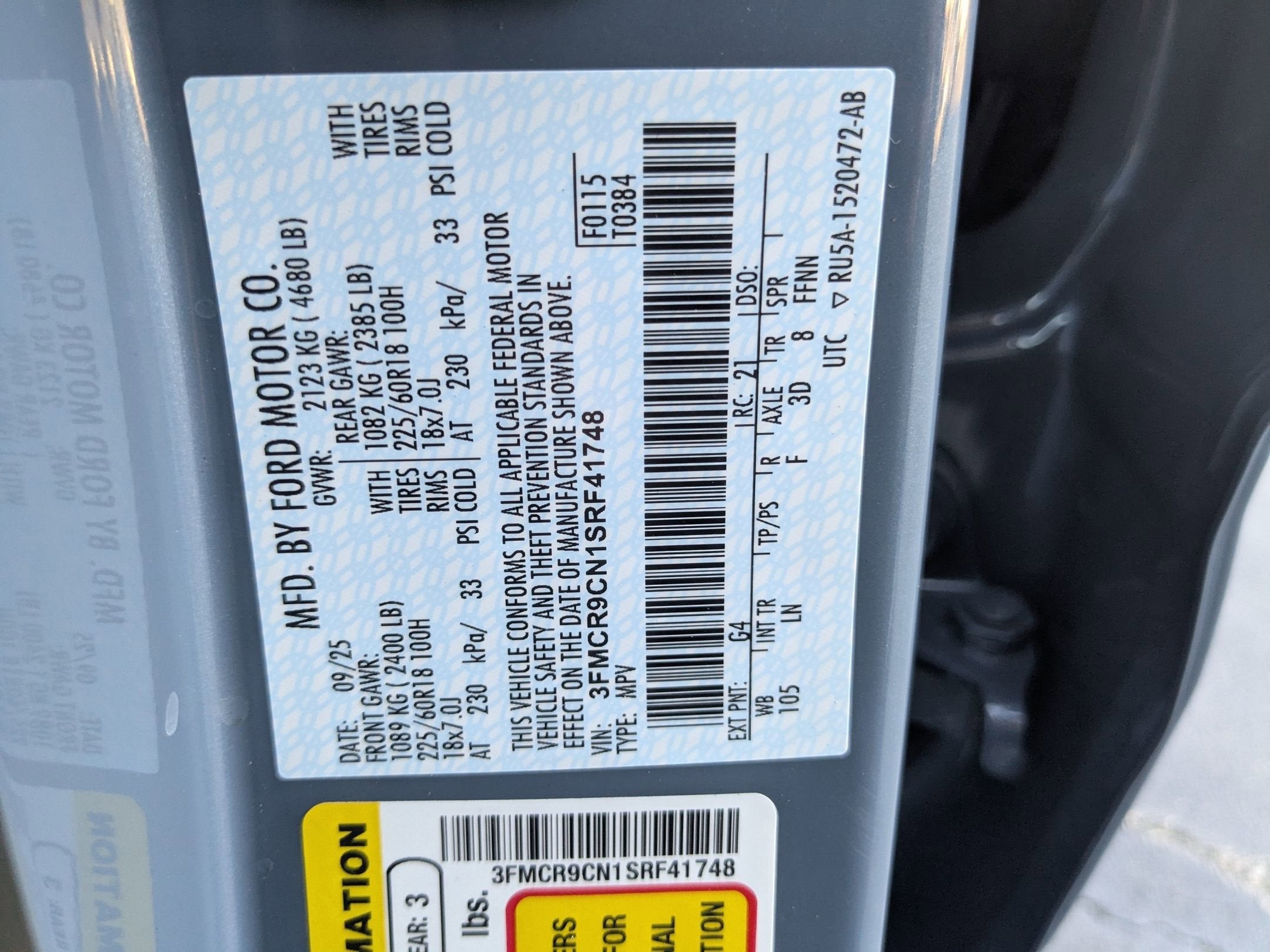 2025 Ford Bronco Sport Outer Banks