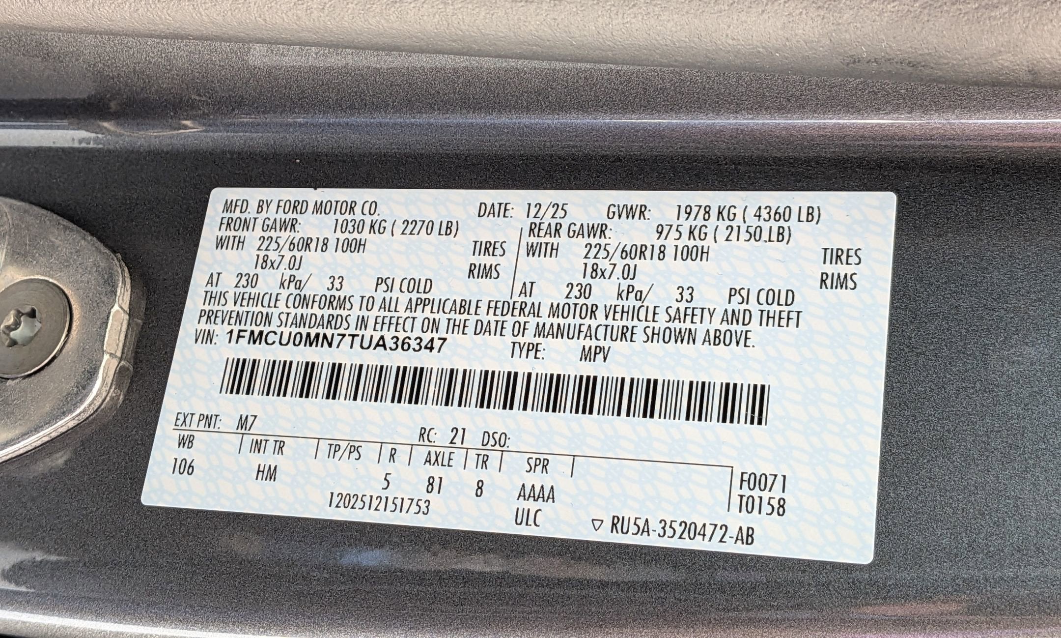 2026 Ford Escape ST-Line