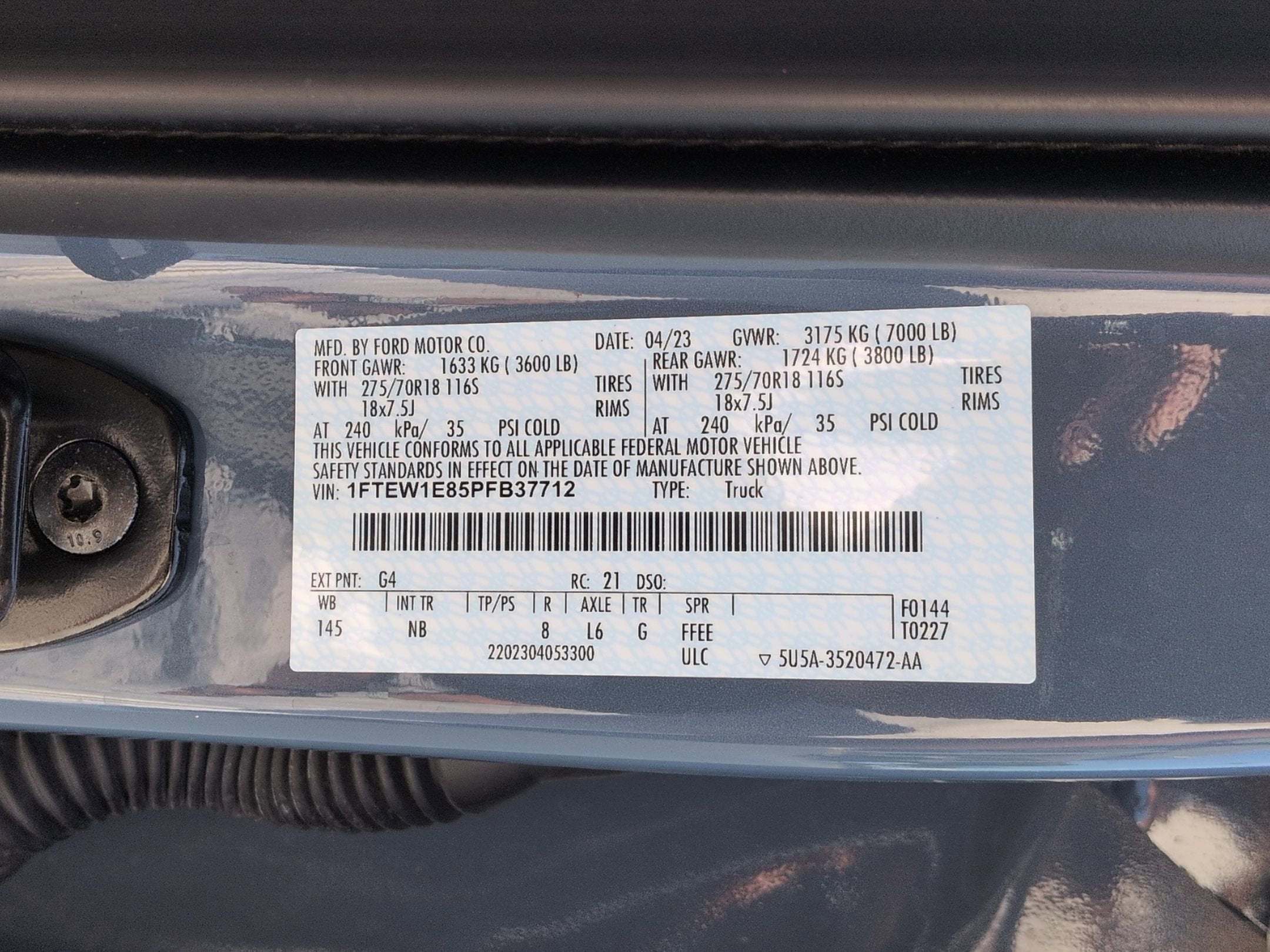2023 Ford F-150 Tremor