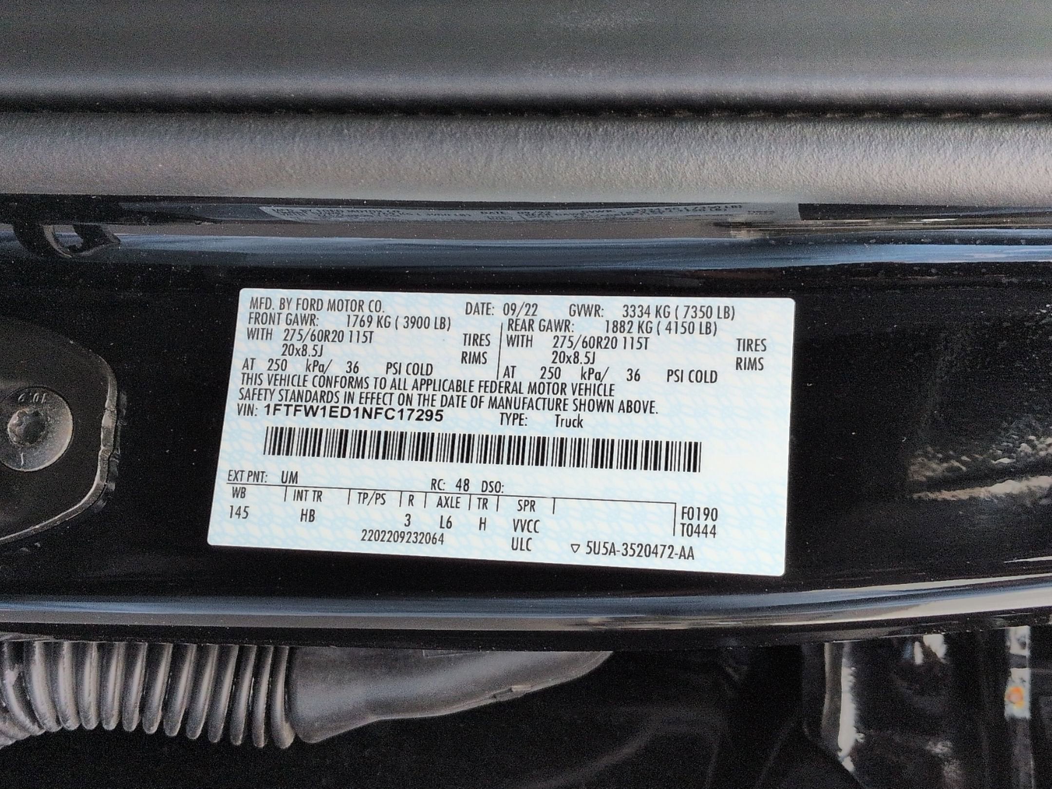 2022 Ford F-150 LARIAT