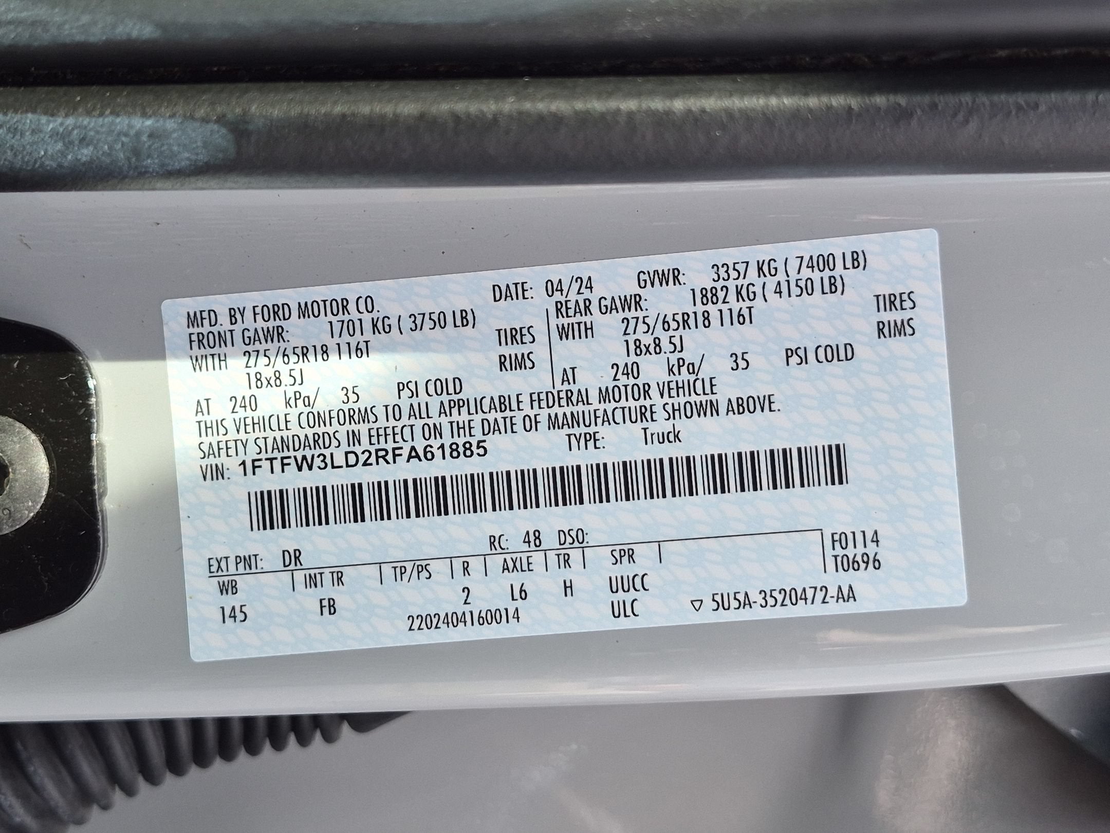 2024 Ford F-150 XLT PURE MICHIGAN