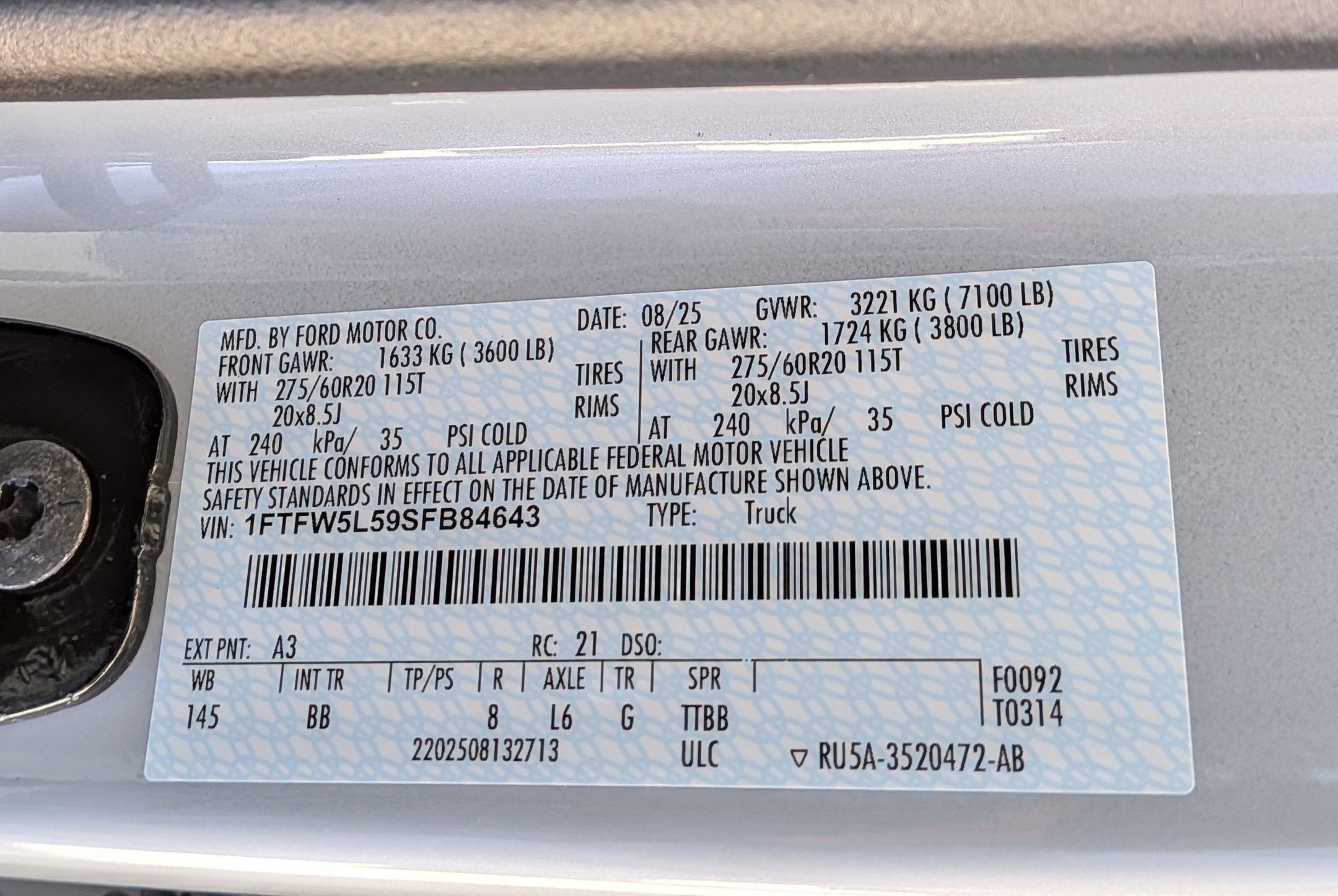 2025 Ford F-150 LARIAT